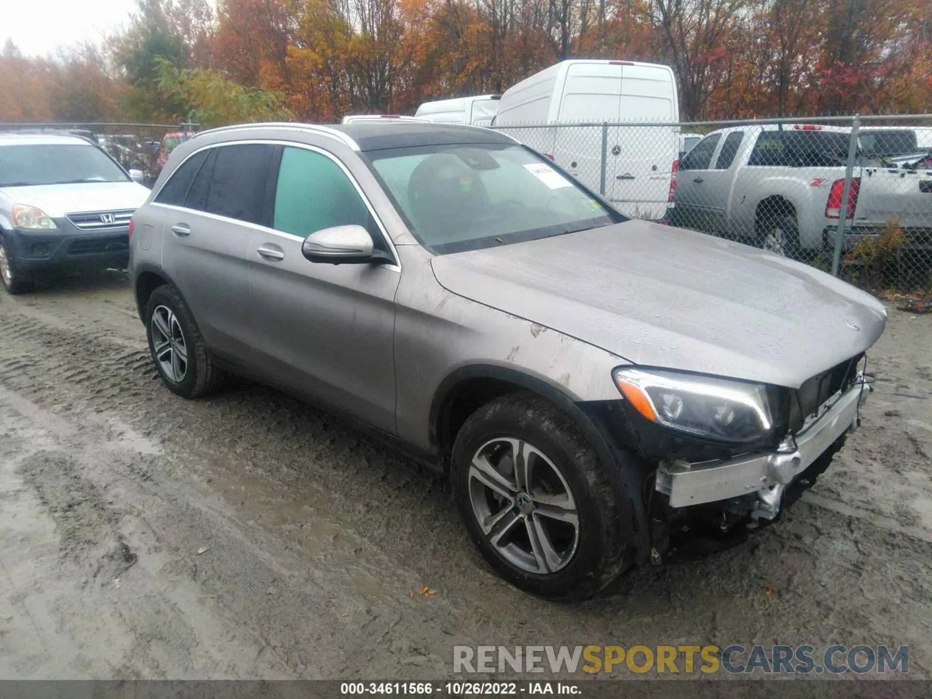 1 Фотография поврежденного автомобиля WDC0G4KB3KV176364 MERCEDES-BENZ GLC 2019
