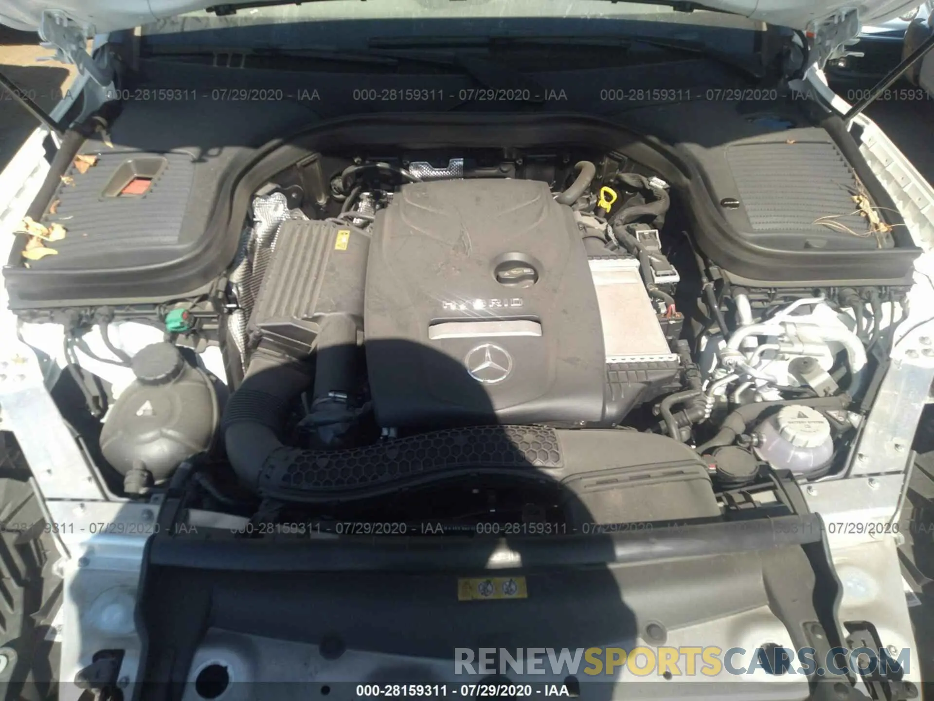 10 Photograph of a damaged car WDC0G5EB1KF621728 MERCEDES-BENZ GLC 2019