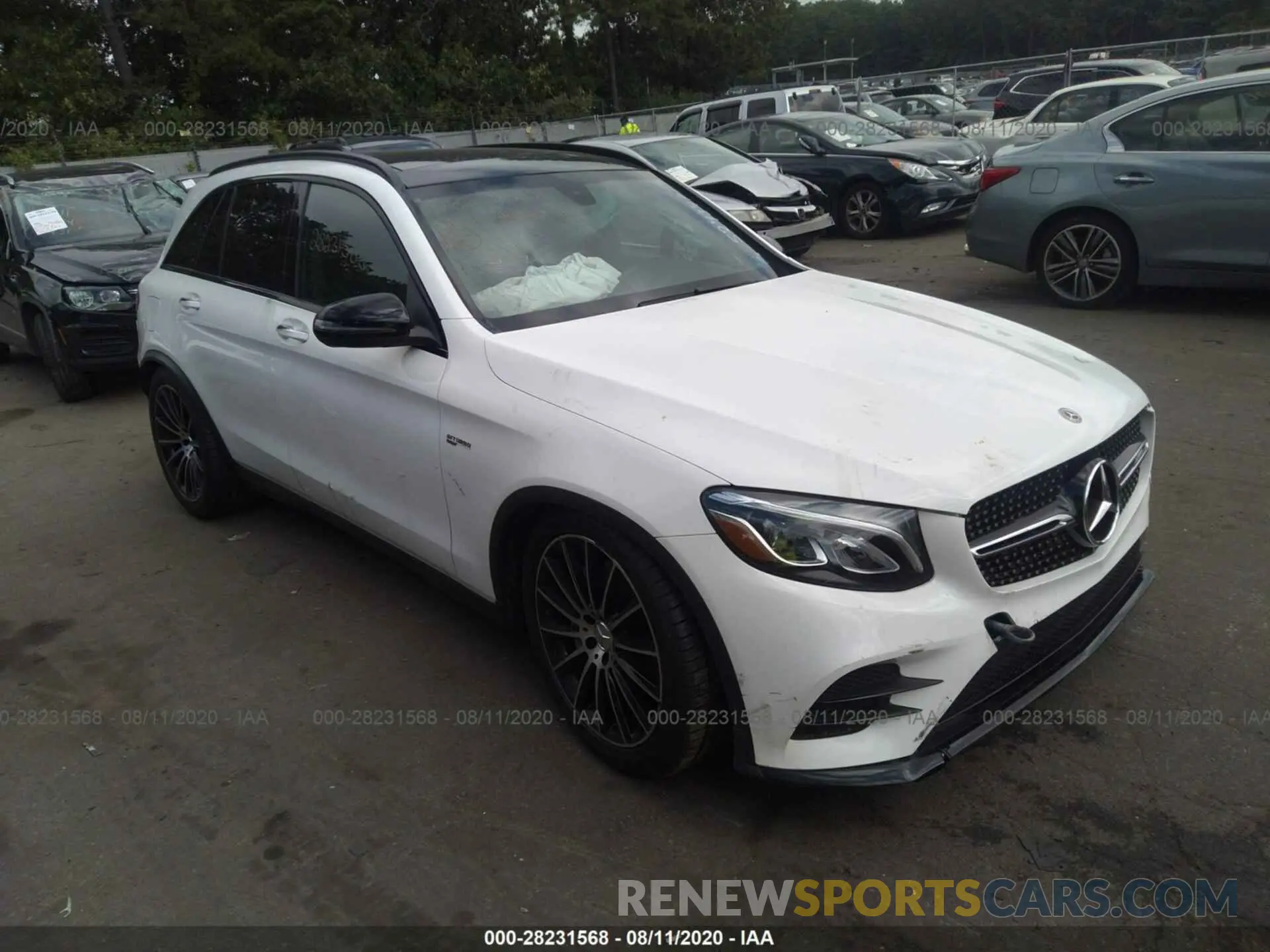 1 Photograph of a damaged car WDC0G6EB0KF524347 MERCEDES-BENZ GLC 2019