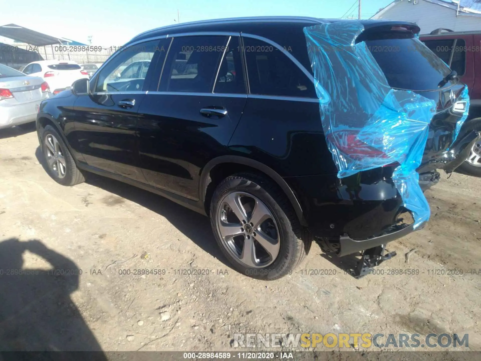 3 Photograph of a damaged car W1N0G8DB4LV258723 MERCEDES-BENZ GLC 2020