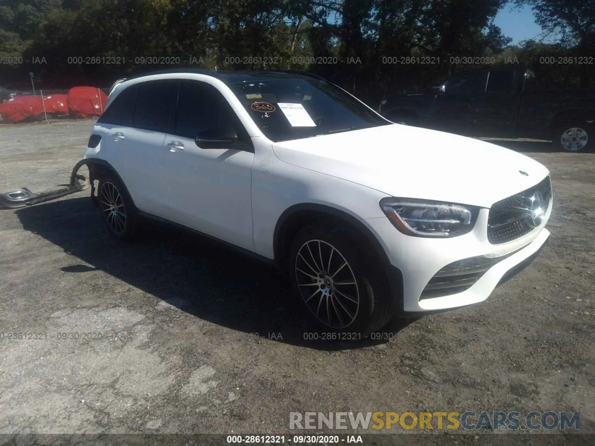 1 Photograph of a damaged car W1N0G8DB6LF803749 MERCEDES-BENZ GLC 2020