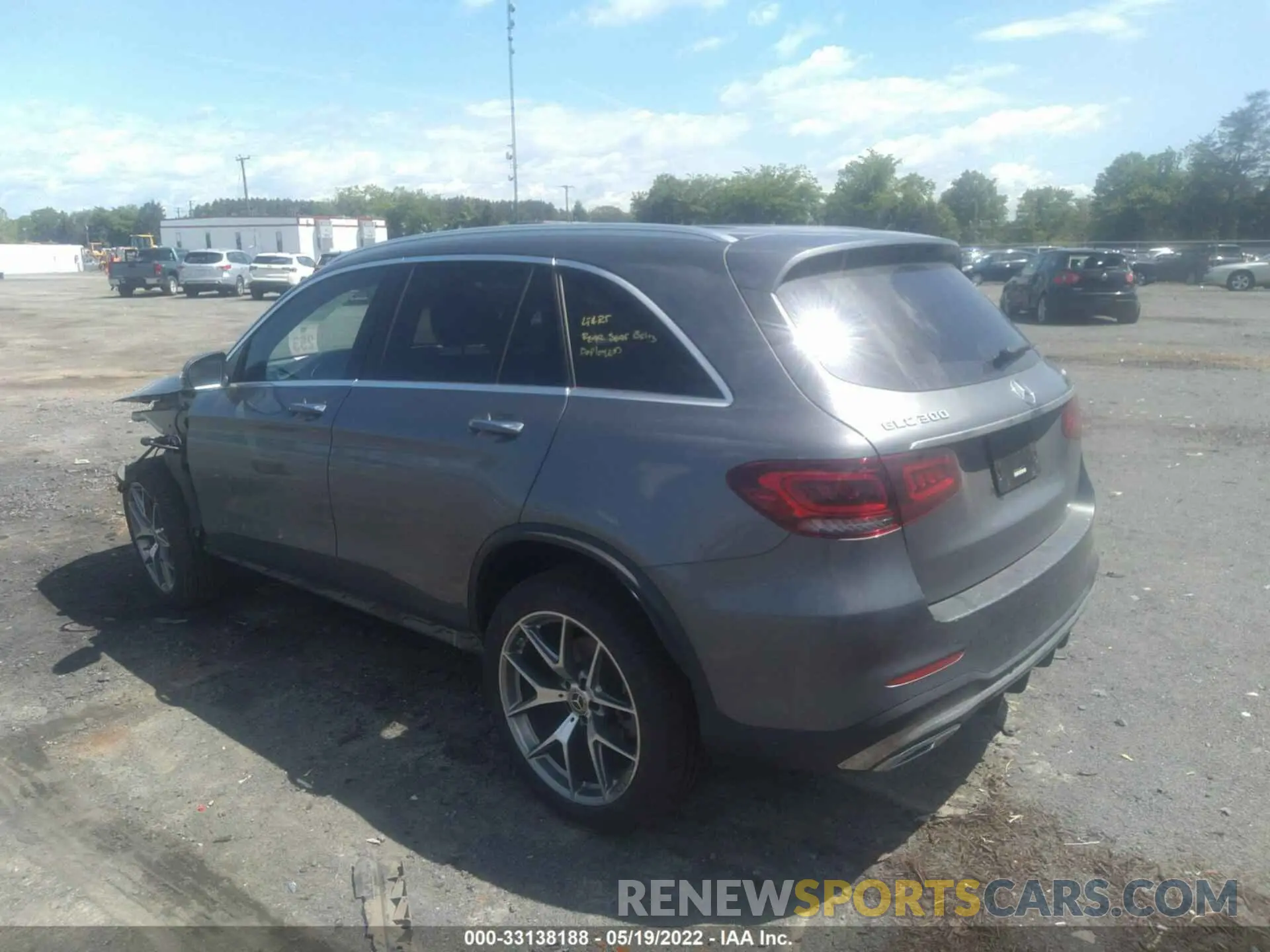 3 Photograph of a damaged car W1N0G8EBXLF816079 MERCEDES-BENZ GLC 2020