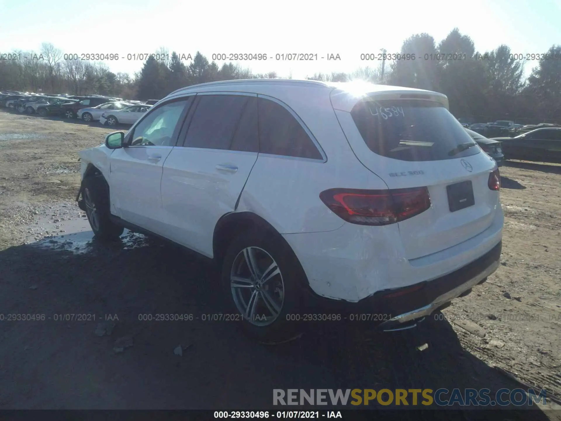 3 Photograph of a damaged car W1N0G8EBXLF858316 MERCEDES-BENZ GLC 2020