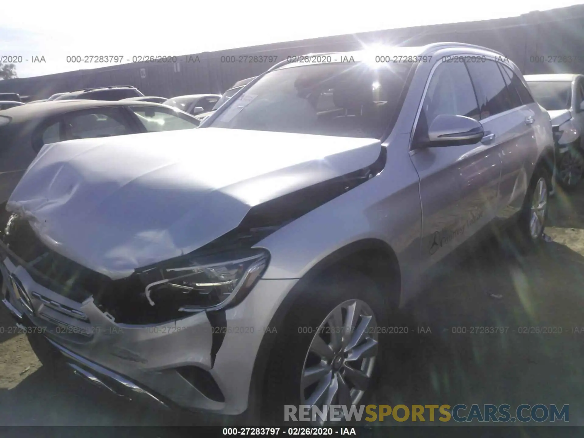 2 Photograph of a damaged car WDC0G8DB5LF673058 MERCEDES-BENZ GLC 2020