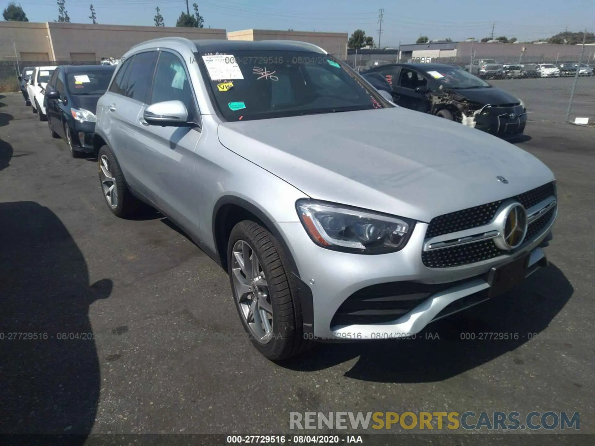 1 Photograph of a damaged car WDC0G8EB4LF708610 MERCEDES-BENZ GLC 2020