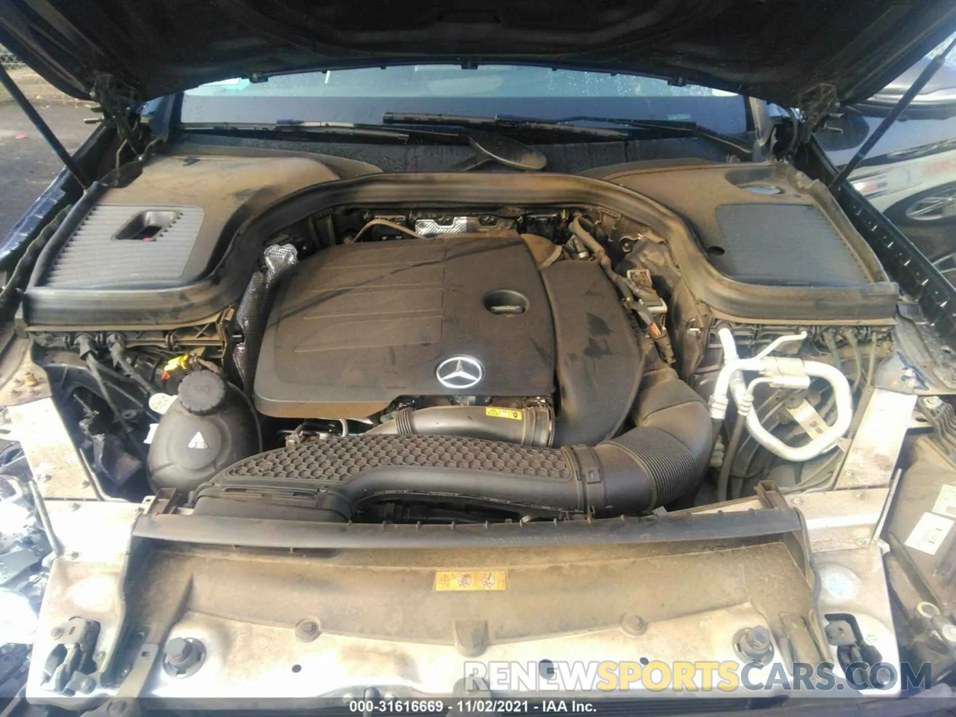 10 Photograph of a damaged car W1N0G8DBXMF927041 MERCEDES-BENZ GLC 2021