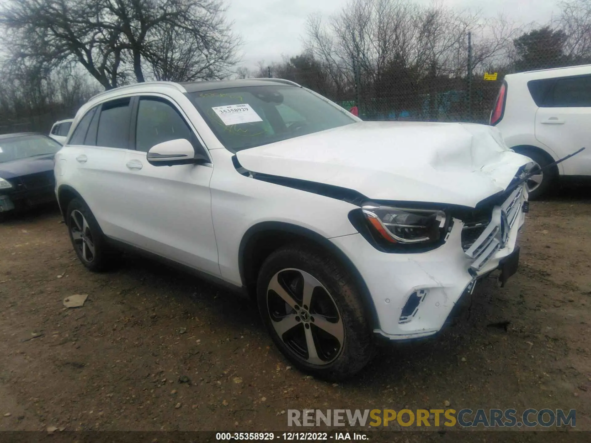 1 Photograph of a damaged car W1N0G8EB1MF895515 MERCEDES-BENZ GLC 2021