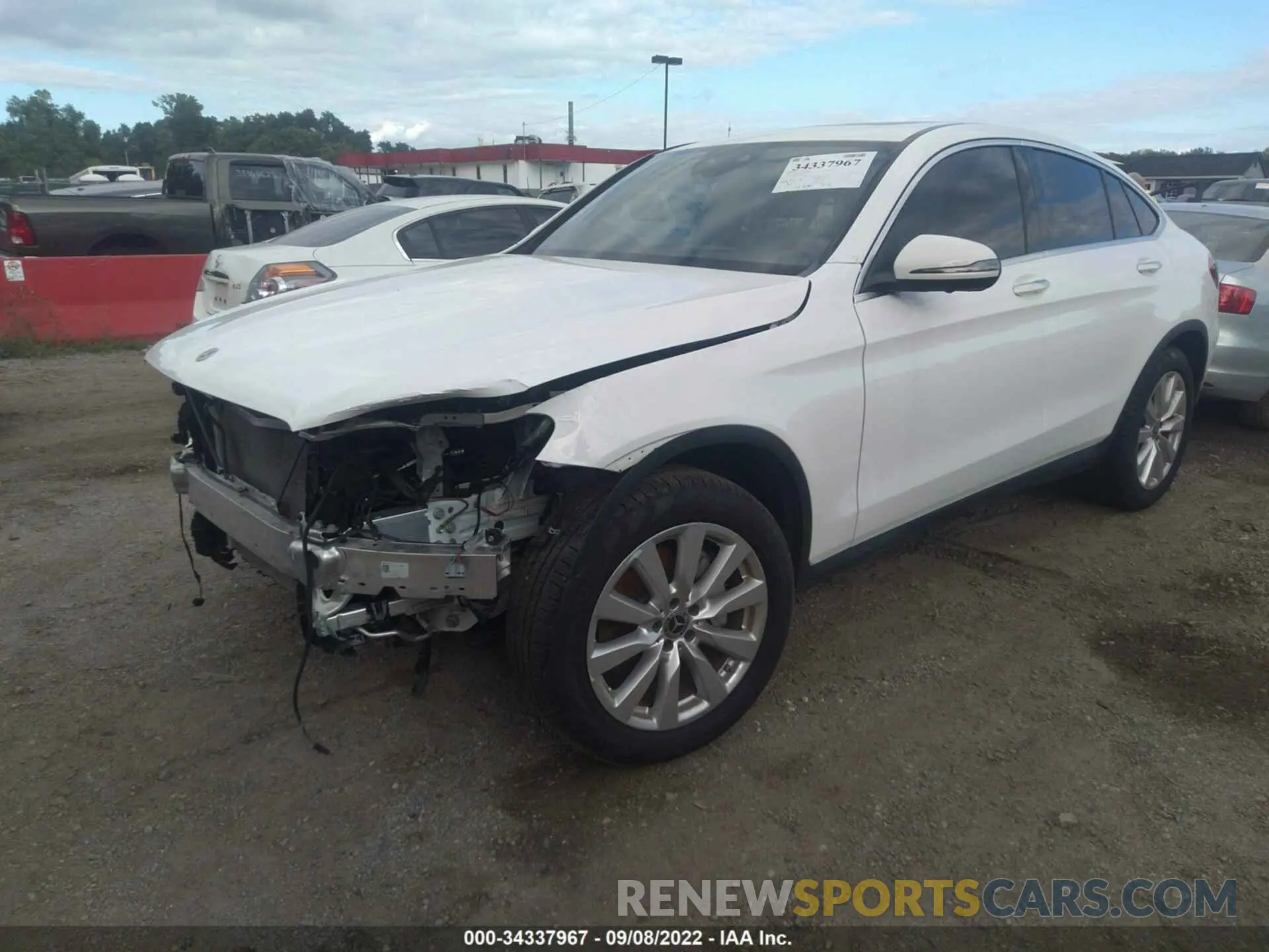 2 Фотография поврежденного автомобиля W1N0J8EB0MF914492 MERCEDES-BENZ GLC 2021