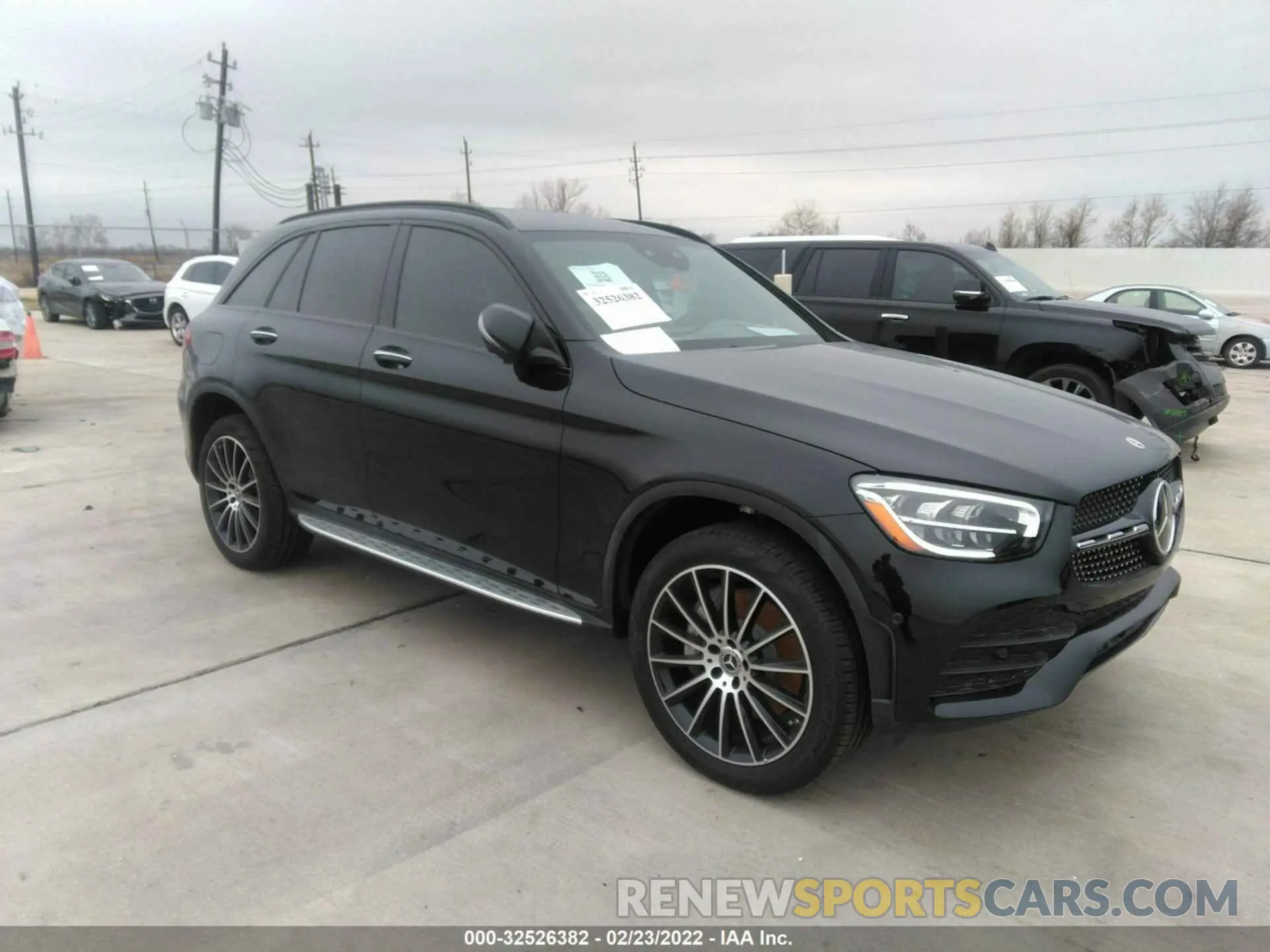 1 Photograph of a damaged car W1N0G8DBXNV338157 MERCEDES-BENZ GLC 2022