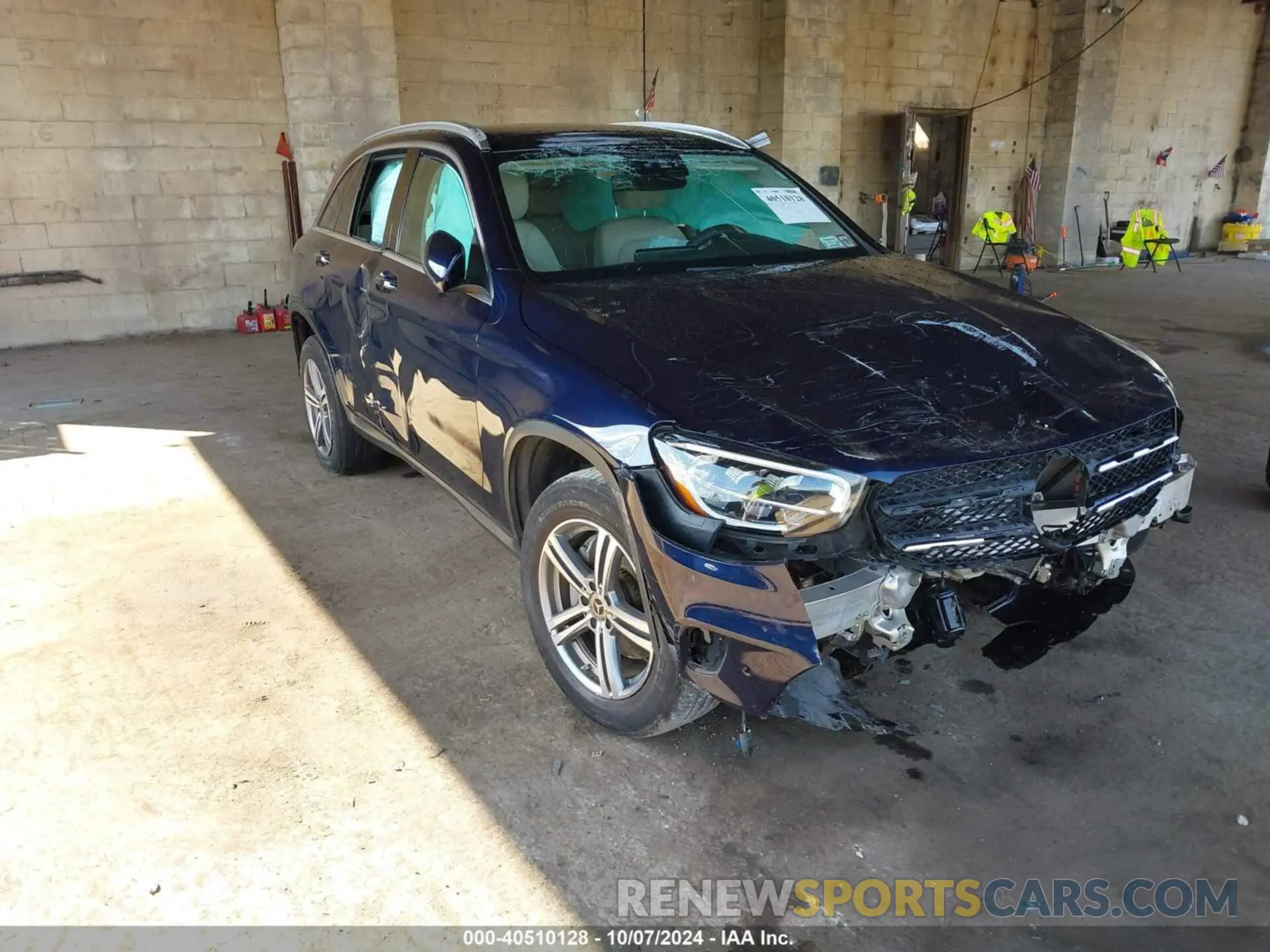 1 Photograph of a damaged car W1N0G8EB6NG045245 MERCEDES-BENZ GLC 2022