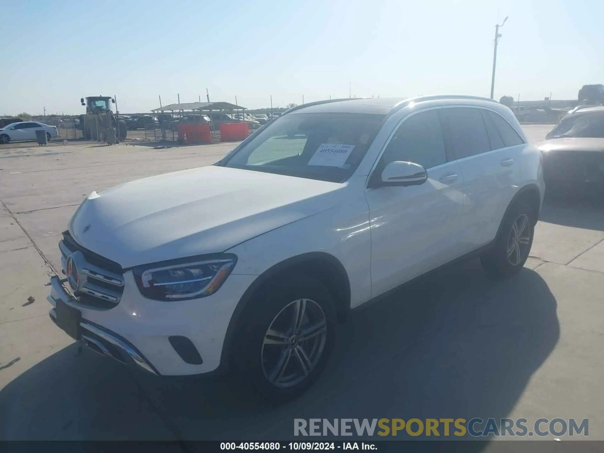 2 Фотография поврежденного автомобиля w1n0g8db4nv394532 MERCEDES-BENZ GLC 2022