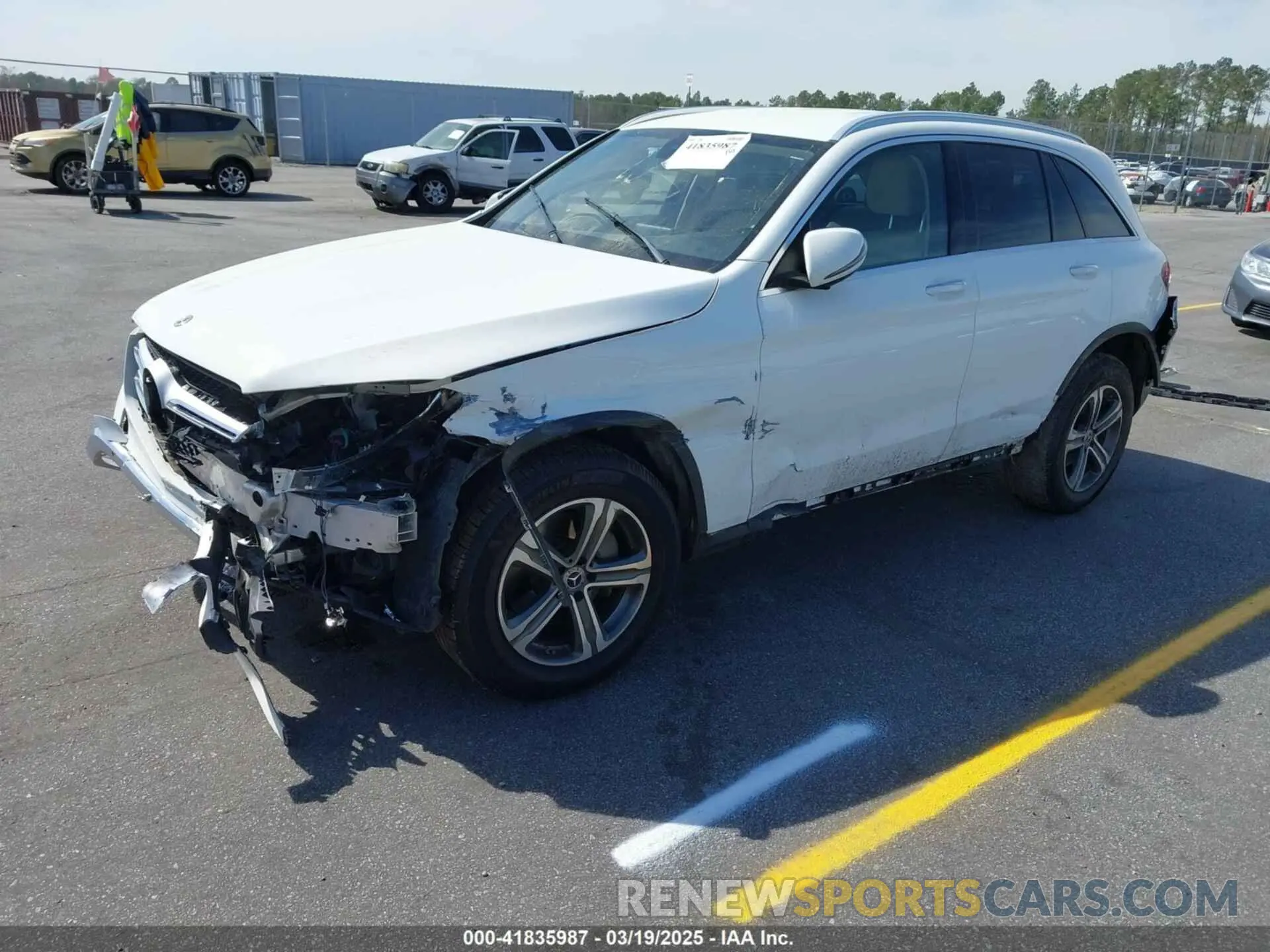 2 Фотография поврежденного автомобиля WDC0G4JB3KV150851 MERCEDES-BENZ GLC 300 2019