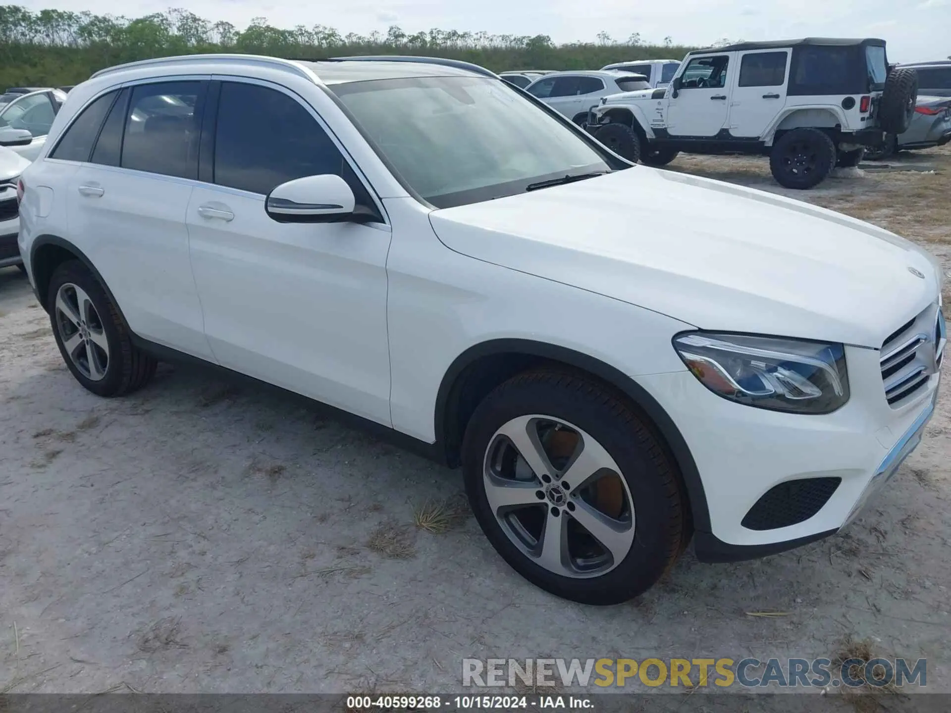 1 Photograph of a damaged car WDC0G4JB9KF591751 MERCEDES-BENZ GLC 300 2019