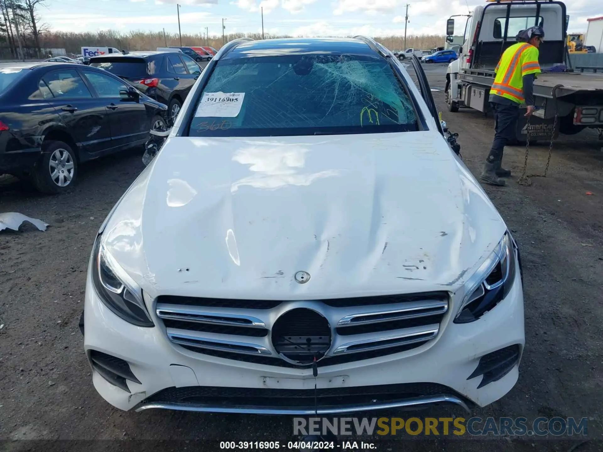 12 Фотография поврежденного автомобиля WDC0G4KB3KV189602 MERCEDES-BENZ GLC 300 2019