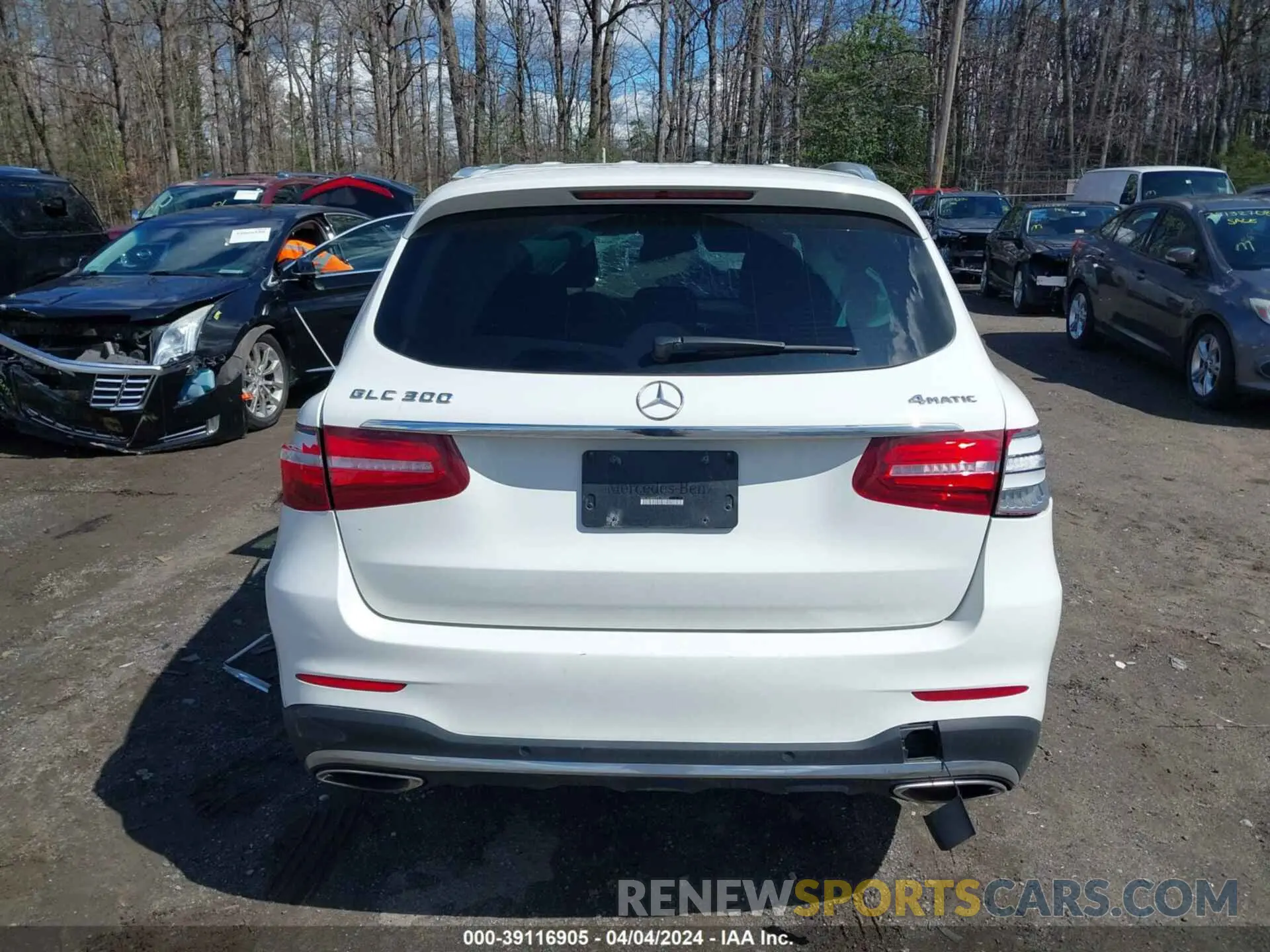 16 Фотография поврежденного автомобиля WDC0G4KB3KV189602 MERCEDES-BENZ GLC 300 2019