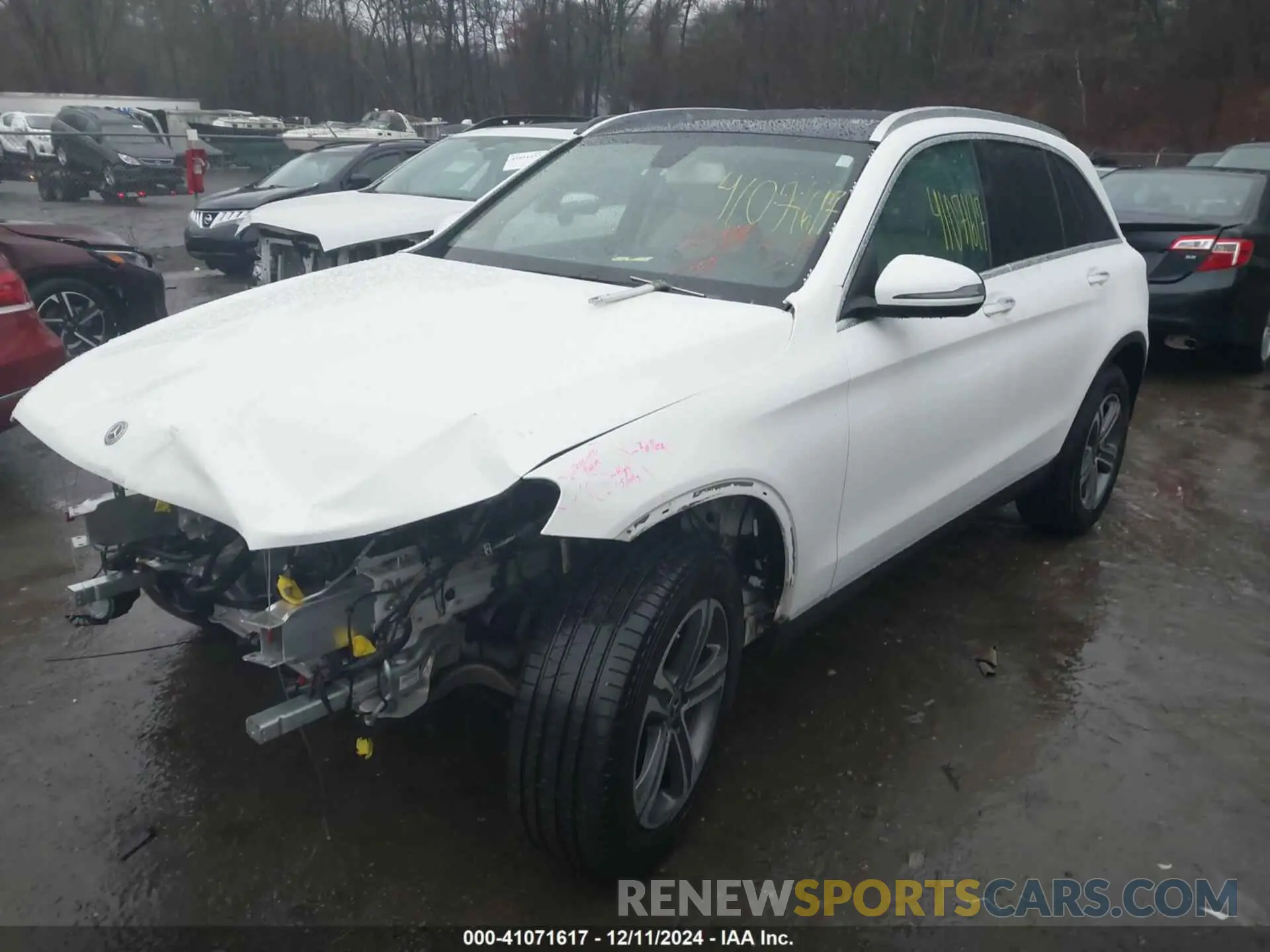 2 Фотография поврежденного автомобиля WDC0G4KB7KV182927 MERCEDES-BENZ GLC 300 2019