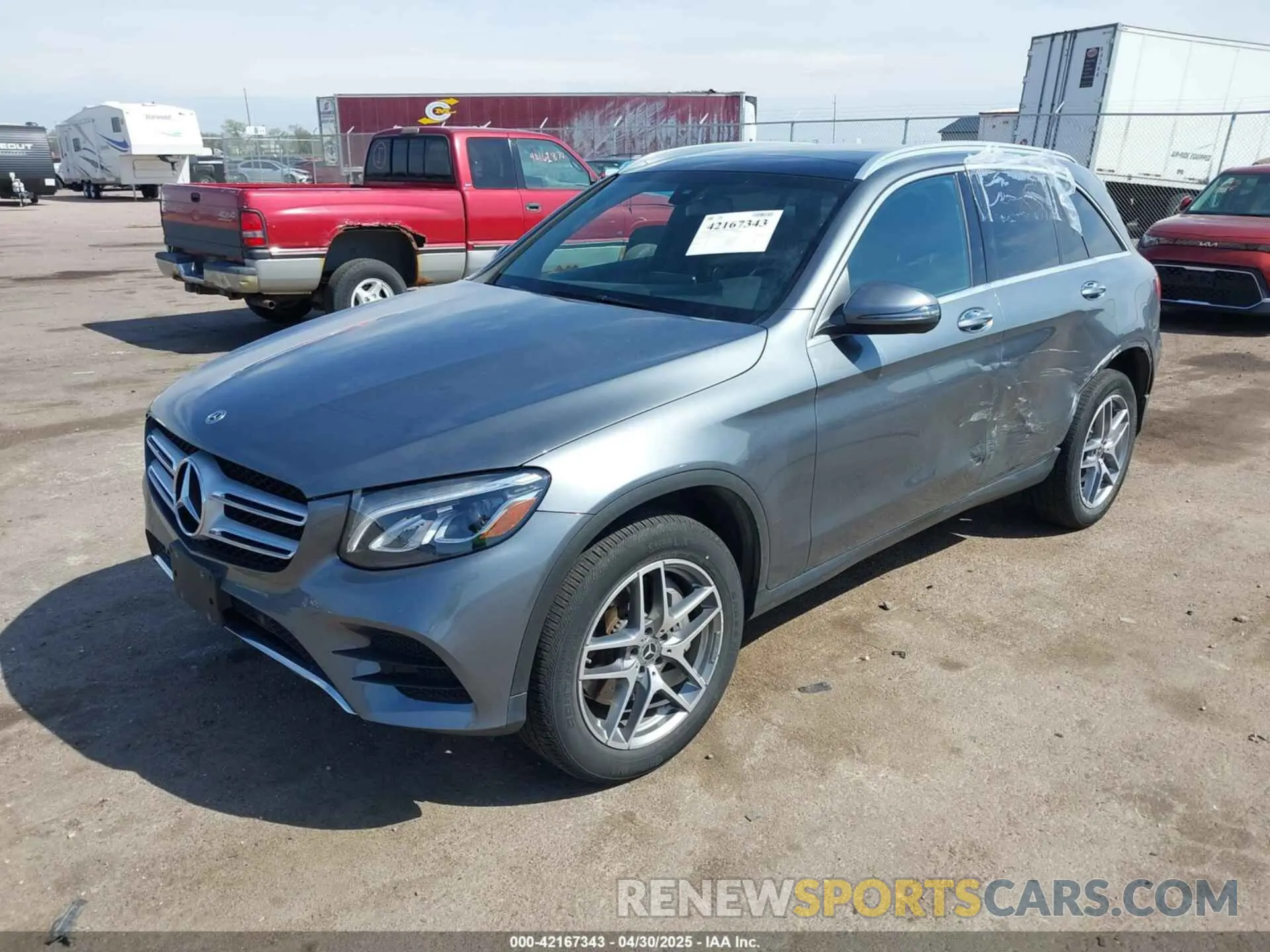 2 Фотография поврежденного автомобиля WDC0G4KB9KV147354 MERCEDES-BENZ GLC 300 2019