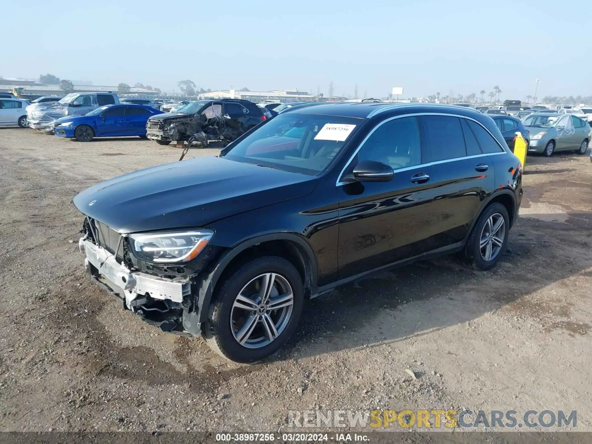 2 Photograph of a damaged car W1N0G8DB2LV255559 MERCEDES-BENZ GLC 300 2020