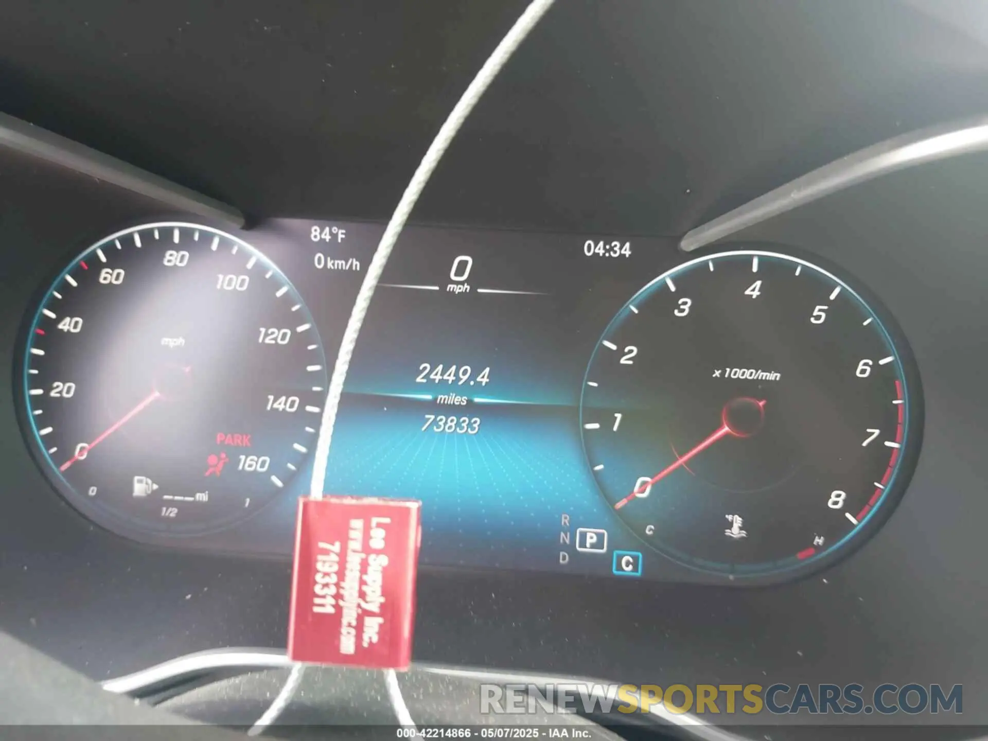 7 Фотография поврежденного автомобиля WDC0G8EB5LF723908 MERCEDES-BENZ GLC 300 2020