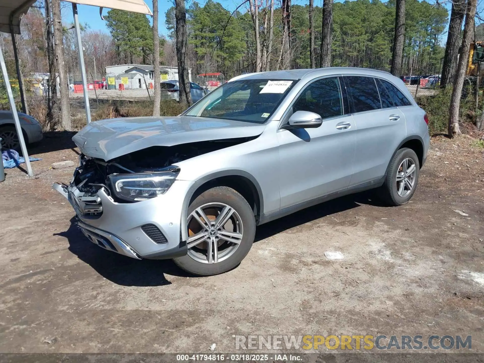 2 Фотография поврежденного автомобиля W1N0G8DB0MF912936 MERCEDES-BENZ GLC 300 2021