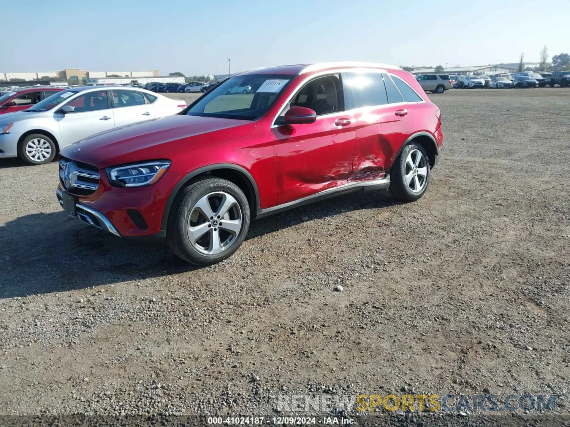 2 Photograph of a damaged car W1N0G8DB4MV287883 MERCEDES-BENZ GLC 300 2021