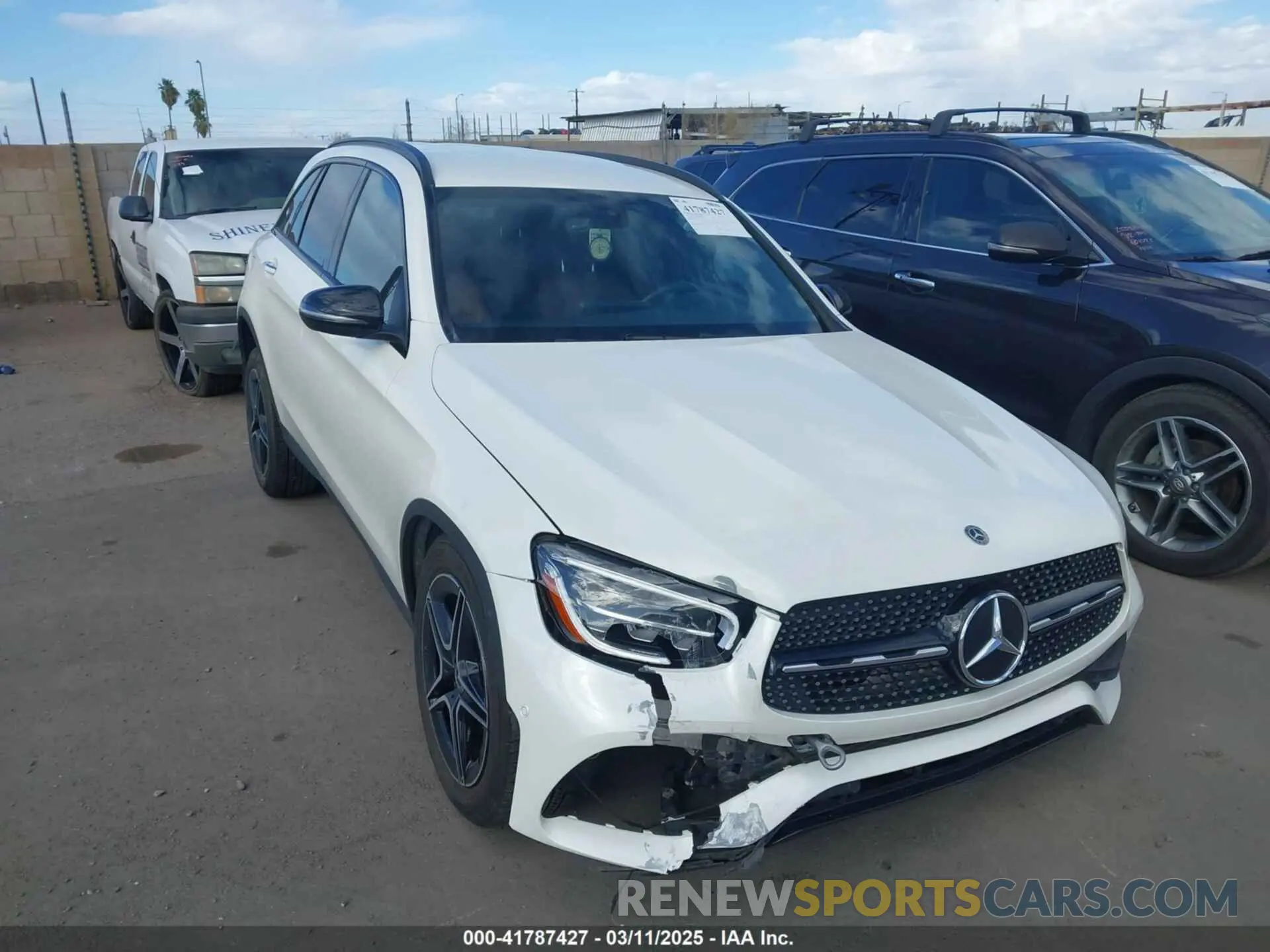 1 Photograph of a damaged car W1N0G8DB8MF870502 MERCEDES-BENZ GLC 300 2021