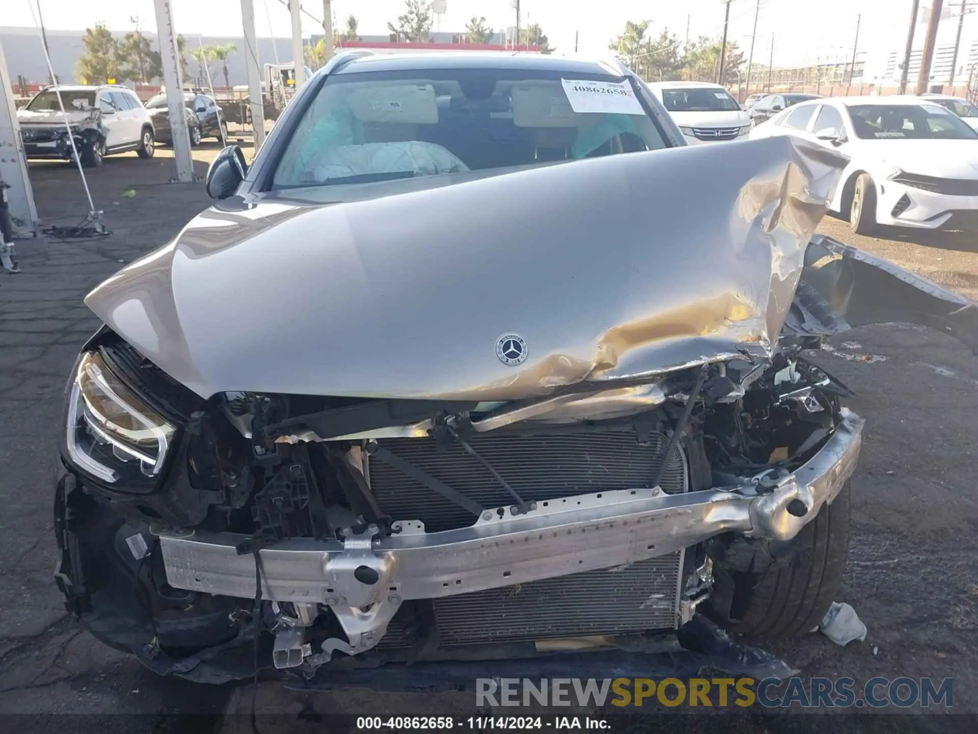13 Фотография поврежденного автомобиля W1N0G8DB8MF892368 MERCEDES-BENZ GLC 300 2021
