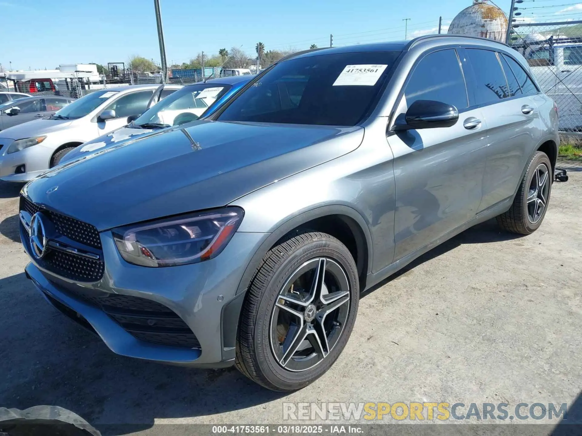 2 Фотография поврежденного автомобиля W1N0G8EB2MV283975 MERCEDES-BENZ GLC 300 2021
