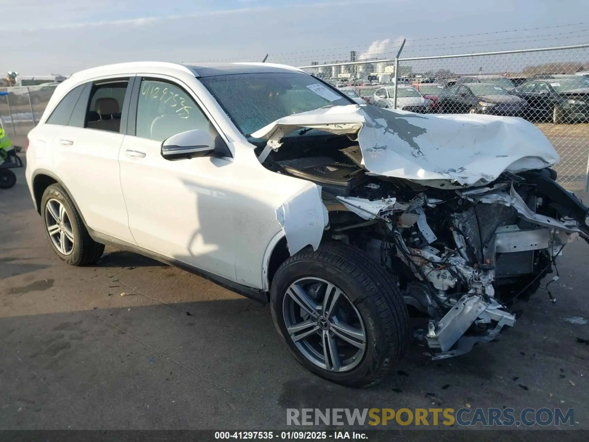 1 Фотография поврежденного автомобиля W1N0G8EB6MV290461 MERCEDES-BENZ GLC 300 2021