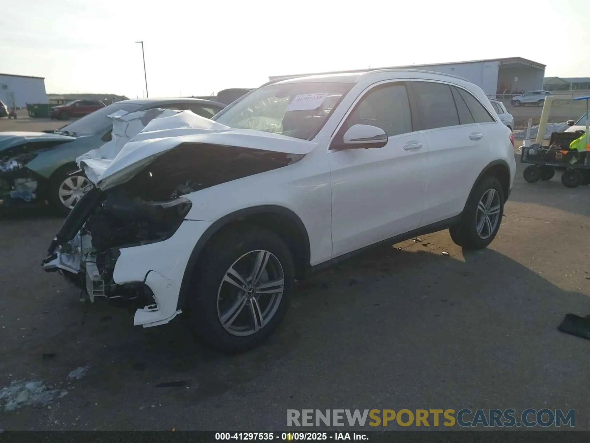2 Фотография поврежденного автомобиля W1N0G8EB6MV290461 MERCEDES-BENZ GLC 300 2021