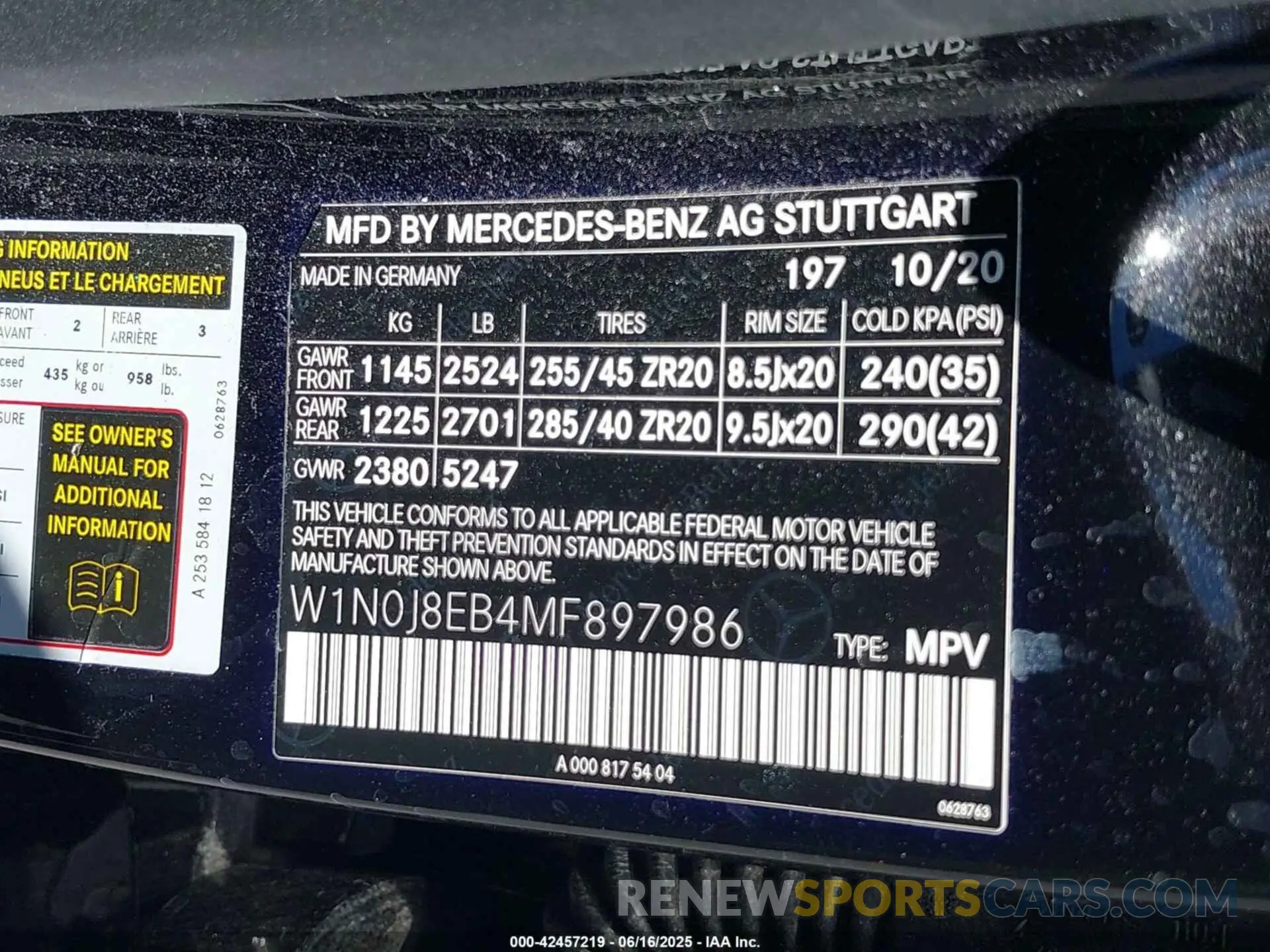 9 Photograph of a damaged car W1N0J8EB4MF897986 MERCEDES-BENZ GLC 300 2021