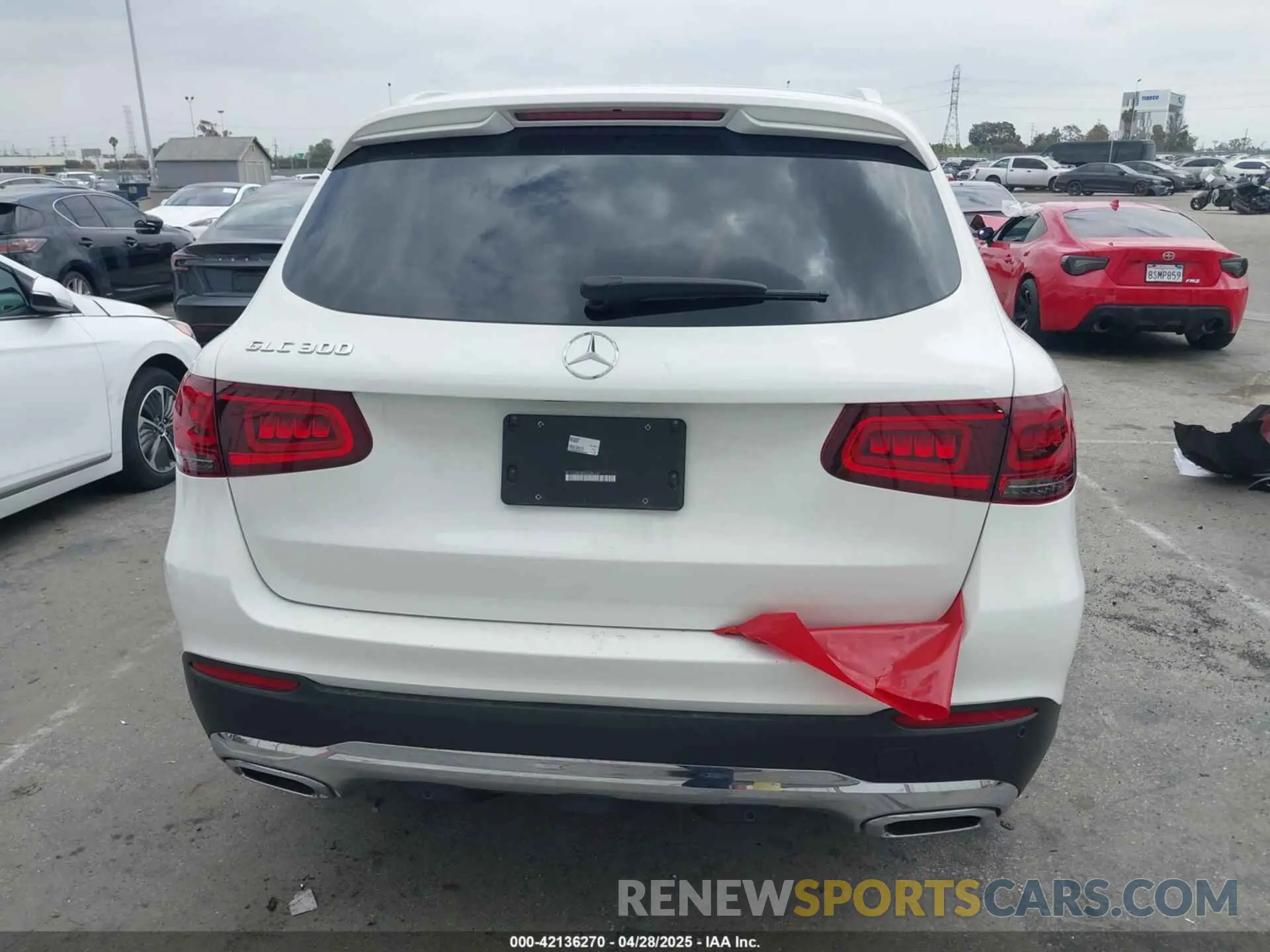 16 Фотография поврежденного автомобиля W1N0G8DB0NG080347 MERCEDES-BENZ GLC 300 2022