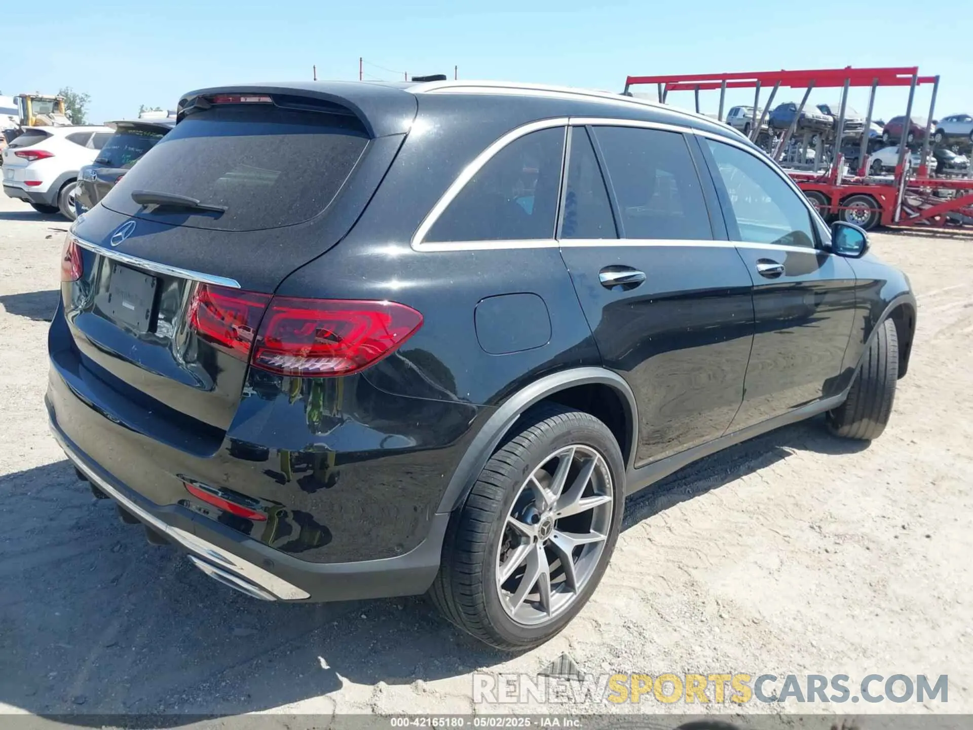 4 Фотография поврежденного автомобиля W1N0G8DB0NV346185 MERCEDES-BENZ GLC 300 2022