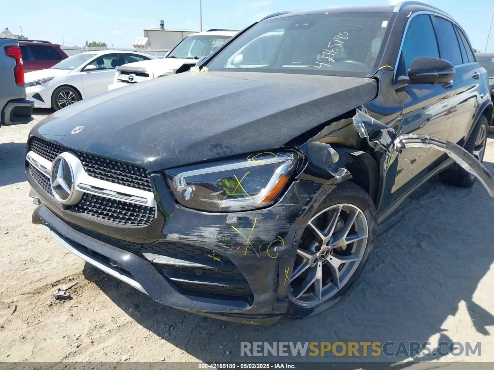 6 Фотография поврежденного автомобиля W1N0G8DB0NV346185 MERCEDES-BENZ GLC 300 2022