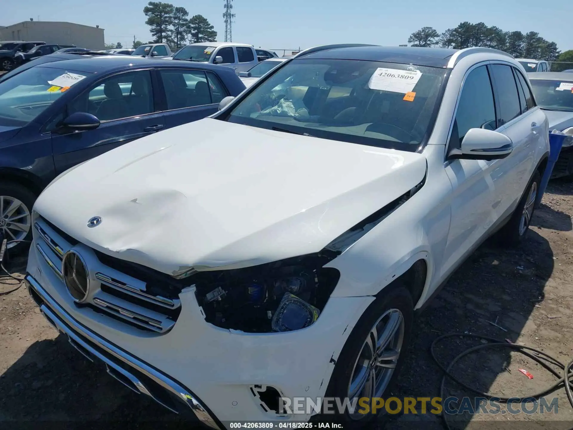 6 Photograph of a damaged car W1N0G8DB3NG091066 MERCEDES-BENZ GLC 300 2022