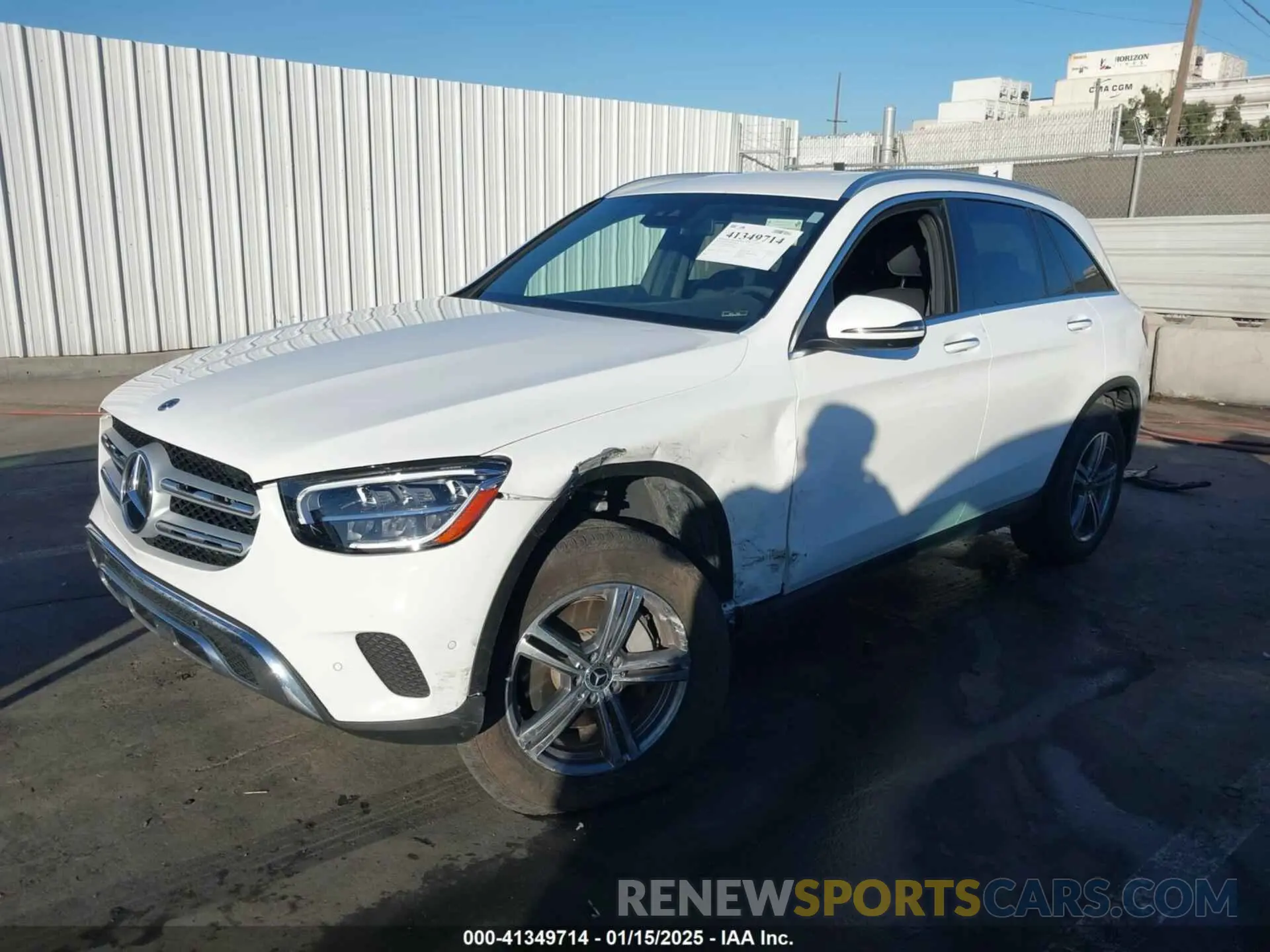 2 Фотография поврежденного автомобиля W1N0G8DB4NG106285 MERCEDES-BENZ GLC 300 2022