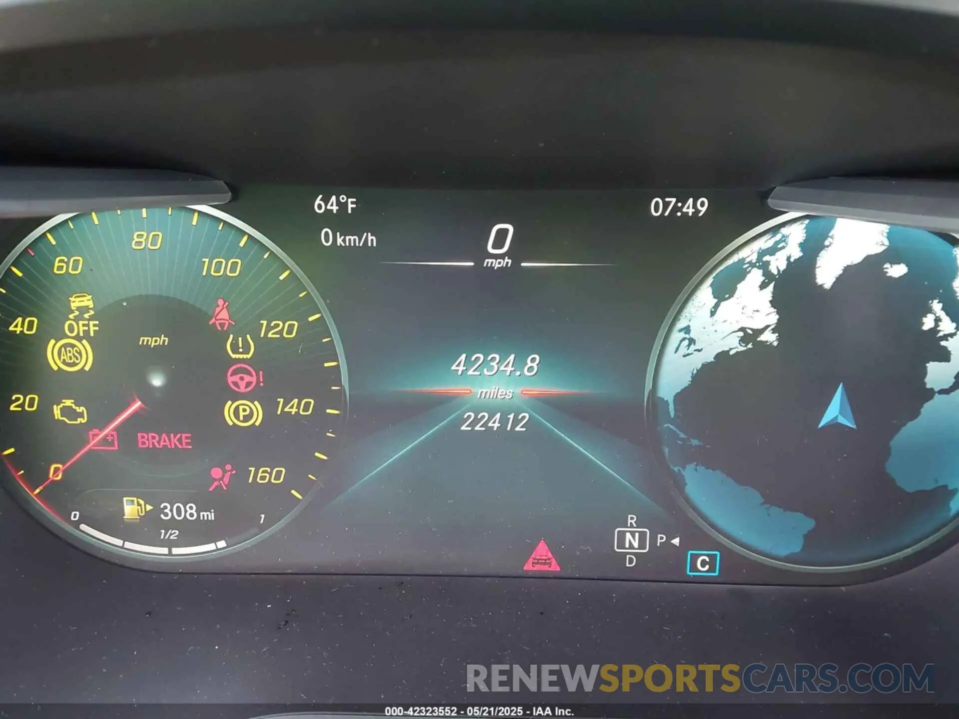 7 Фотография поврежденного автомобиля W1N0G8DB9NV398267 MERCEDES-BENZ GLC 300 2022