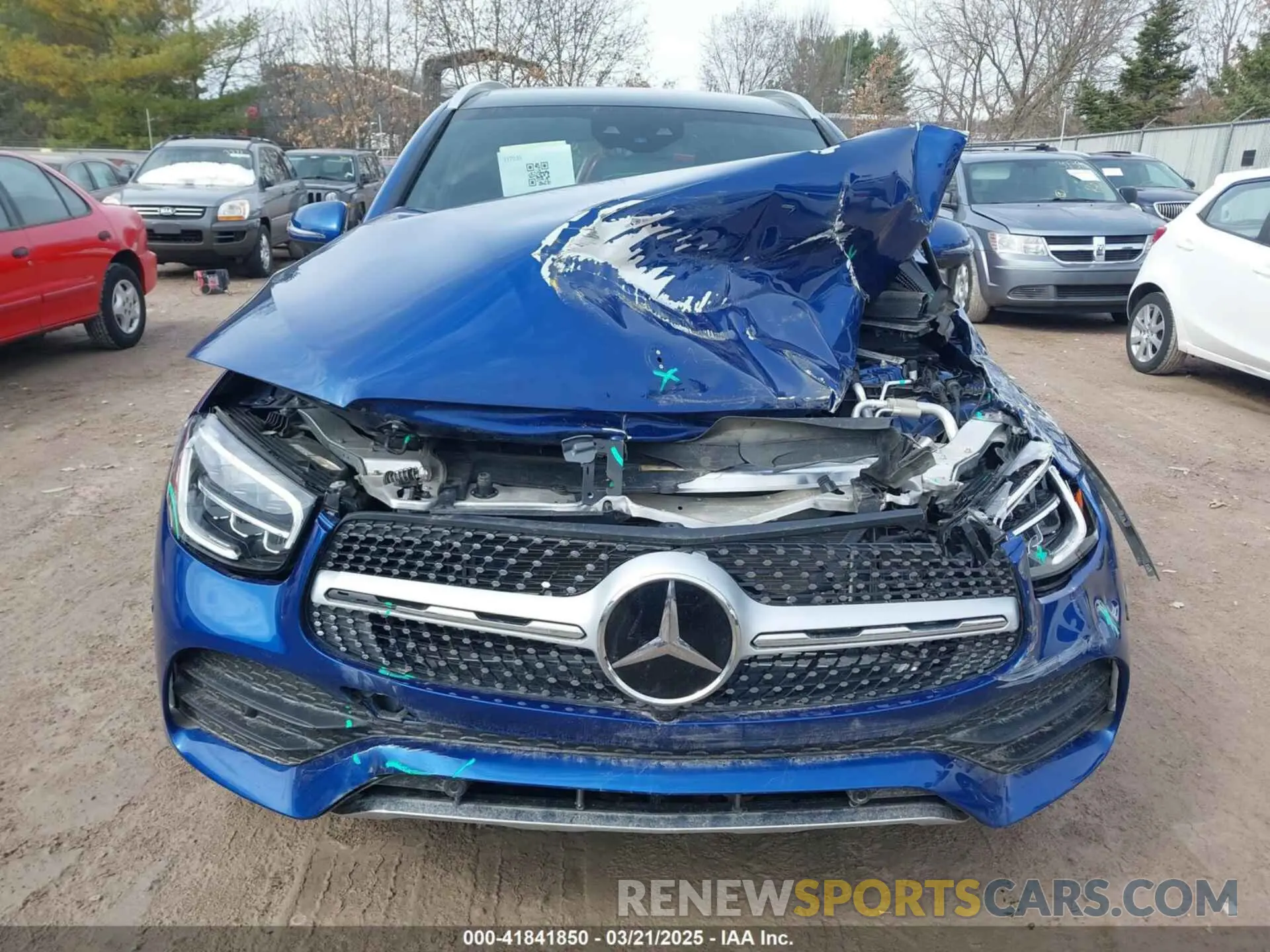 12 Фотография поврежденного автомобиля W1N0G8EB1NG069727 MERCEDES-BENZ GLC 300 2022