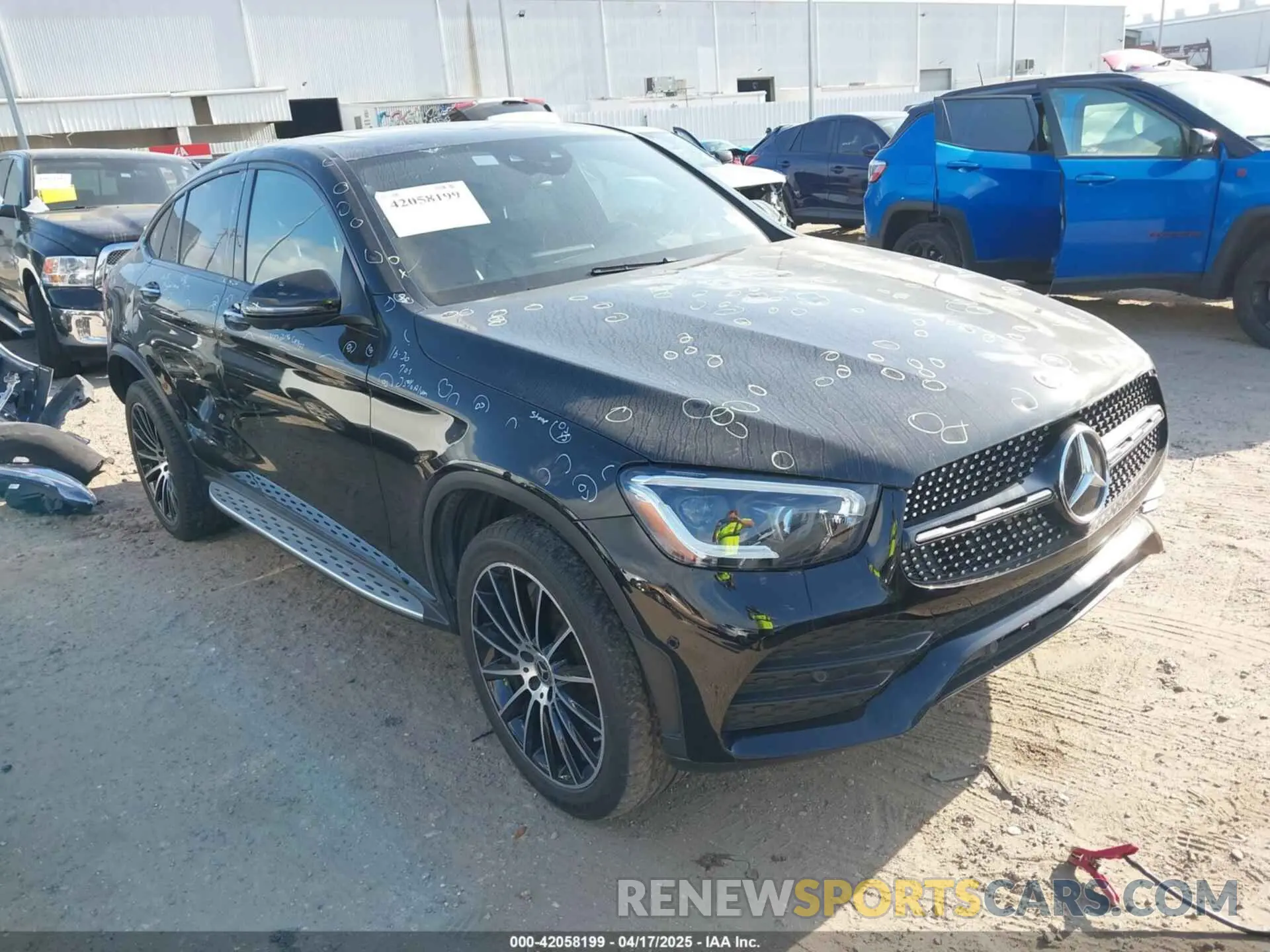1 Photograph of a damaged car W1N0J8EB3PG139622 MERCEDES-BENZ GLC 300 2023