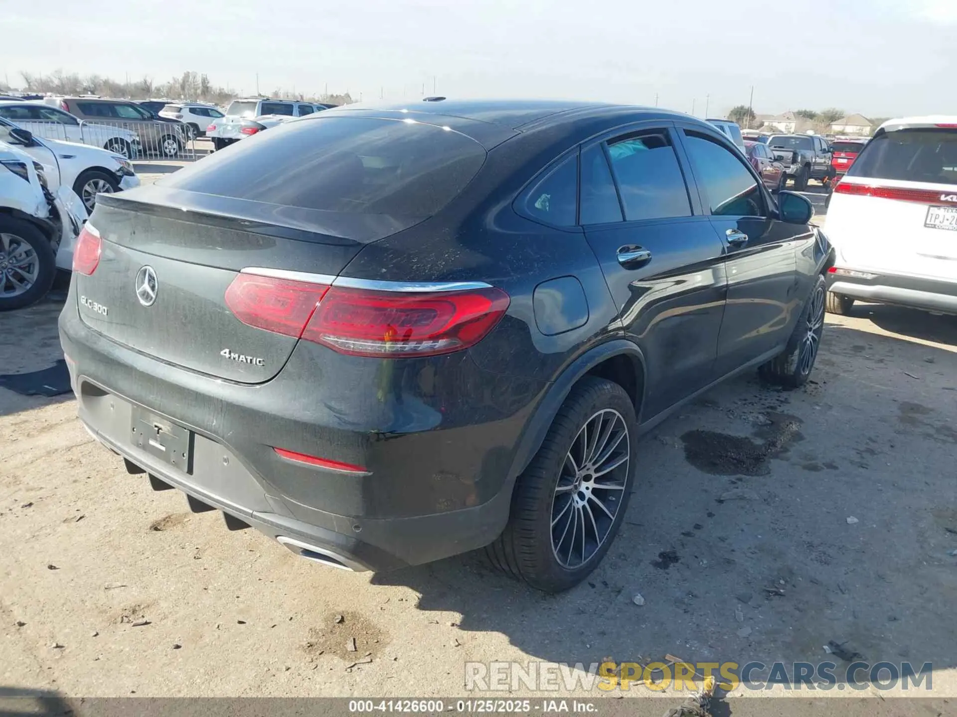 4 Фотография поврежденного автомобиля W1N0J8EB5PG144370 MERCEDES-BENZ GLC 300 2023