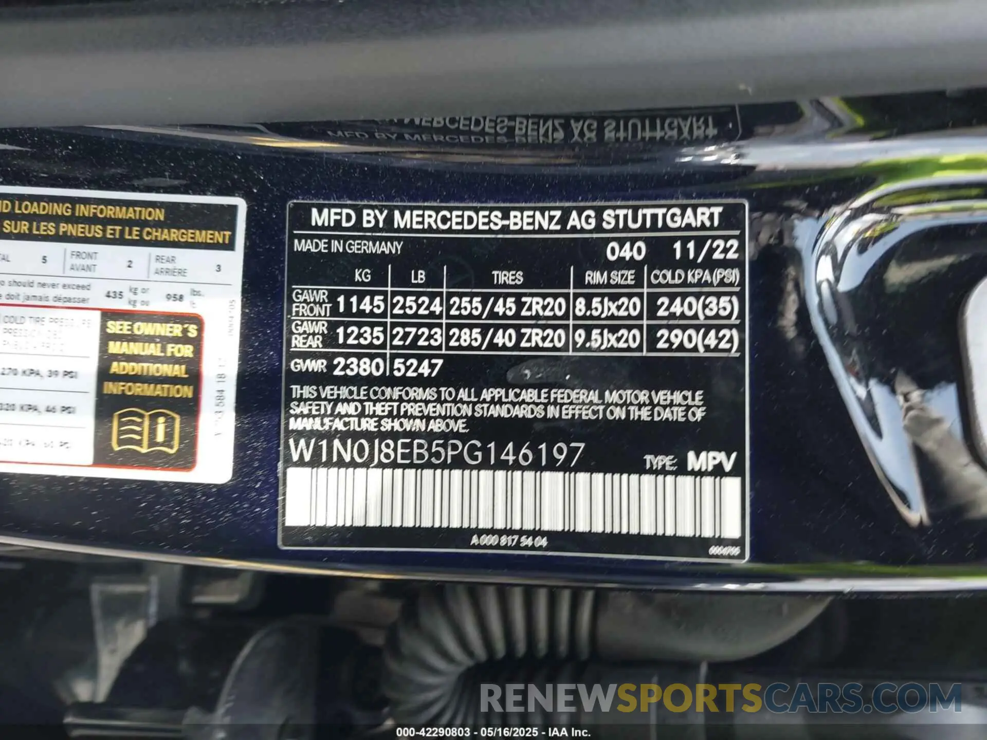 9 Photograph of a damaged car W1N0J8EB5PG146197 MERCEDES-BENZ GLC 300 2023