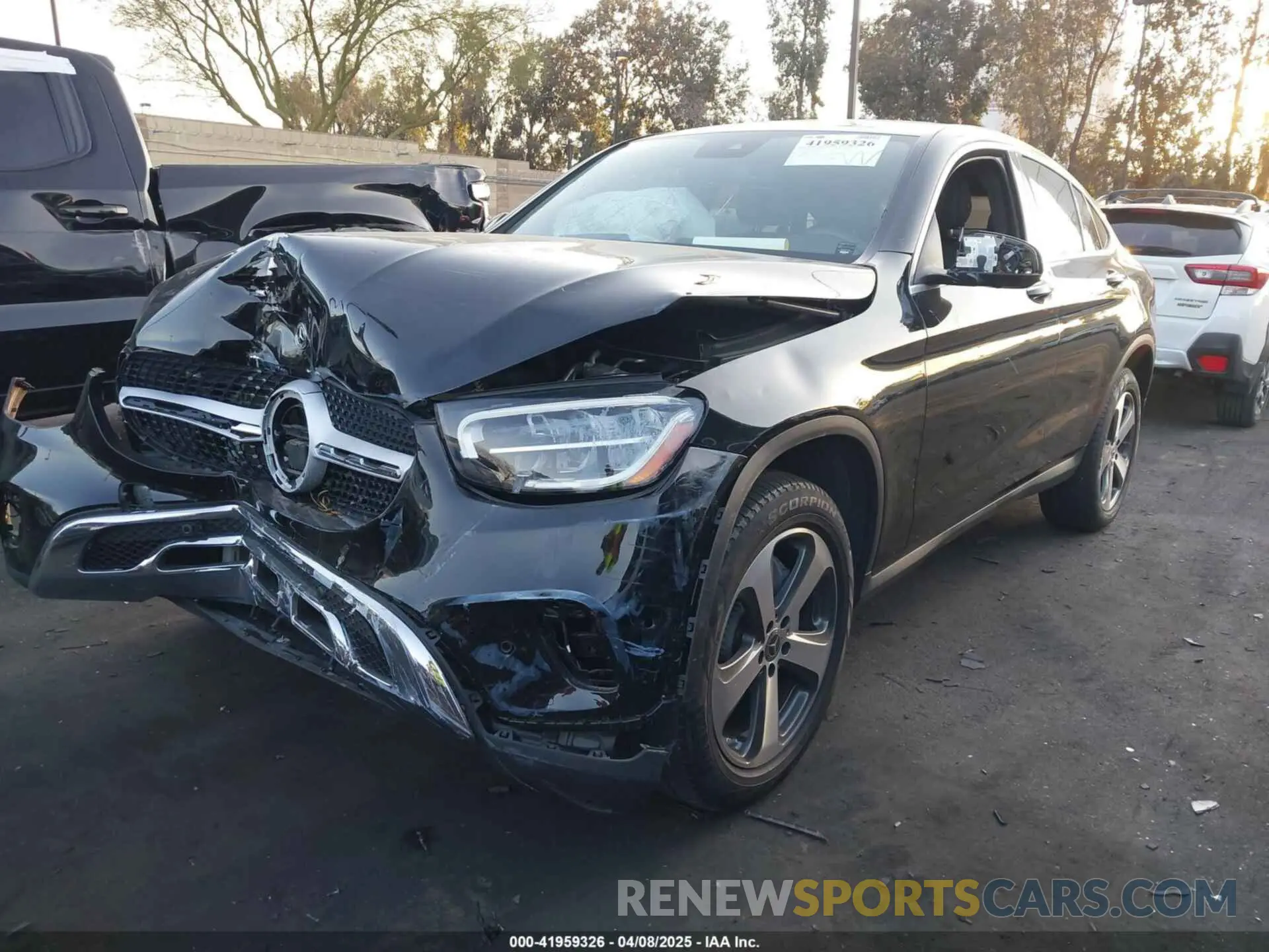 2 Photograph of a damaged car W1N0J8EB9PG168431 MERCEDES-BENZ GLC 300 2023