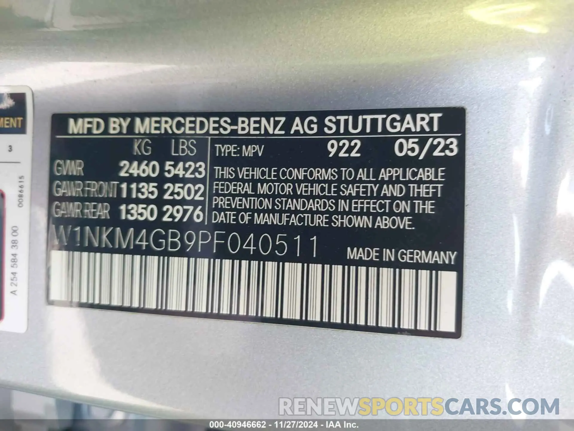 9 Photograph of a damaged car W1NKM4GB9PF040511 MERCEDES-BENZ GLC 300 2023