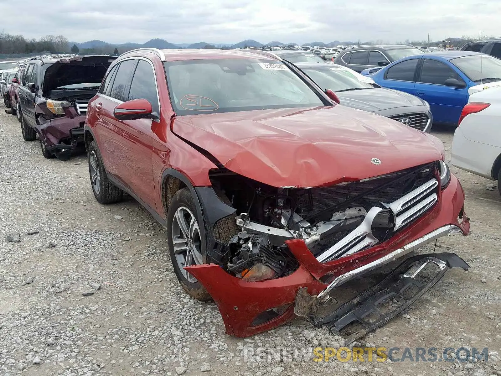 1 Photograph of a damaged car WDC0G4KB5KV120409 MERCEDES-BENZ GLC 300 4M 2019