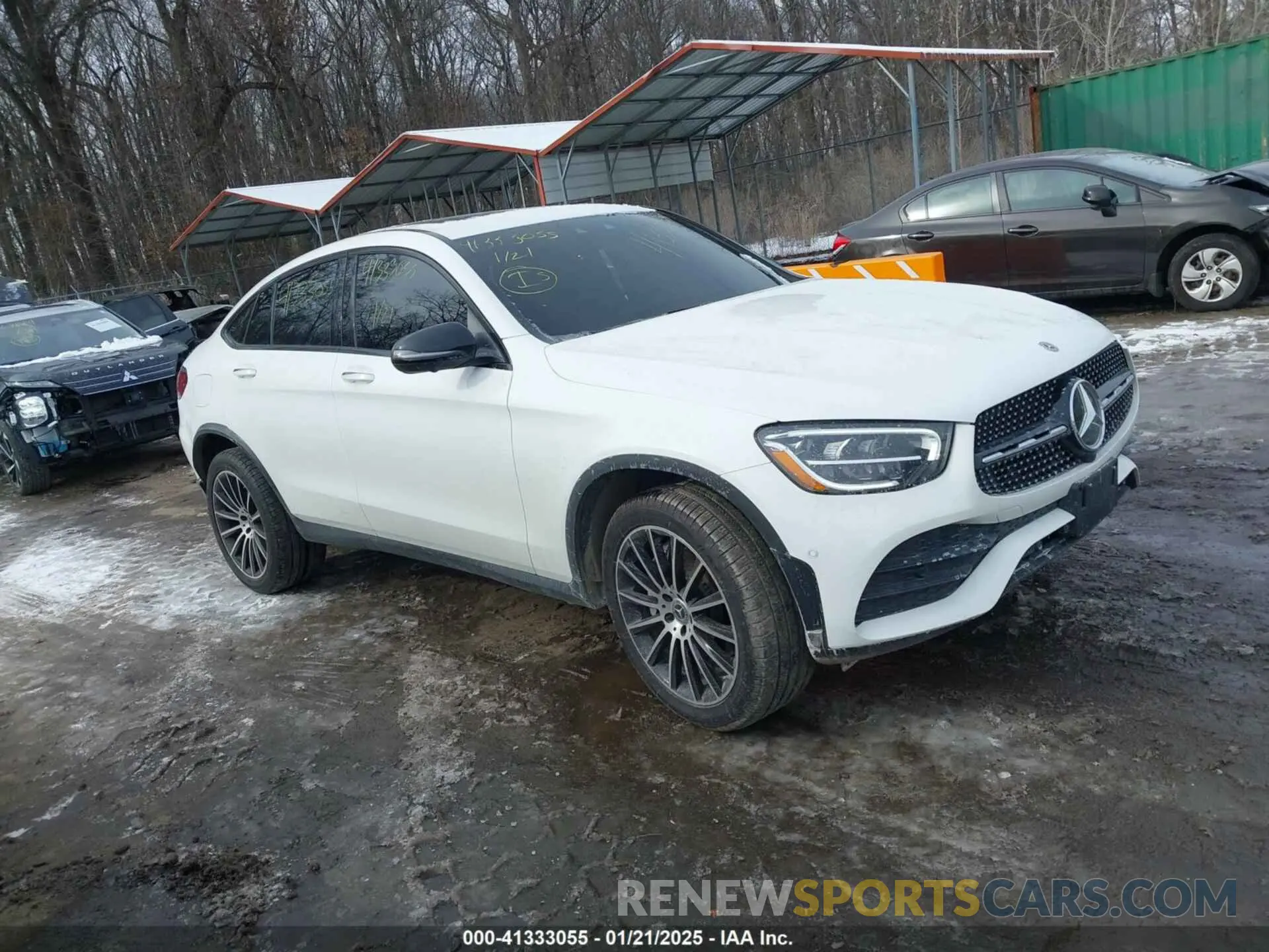 1 Photograph of a damaged car W1N0J8EB1LF858965 MERCEDES-BENZ GLC 300 COUPE 2020
