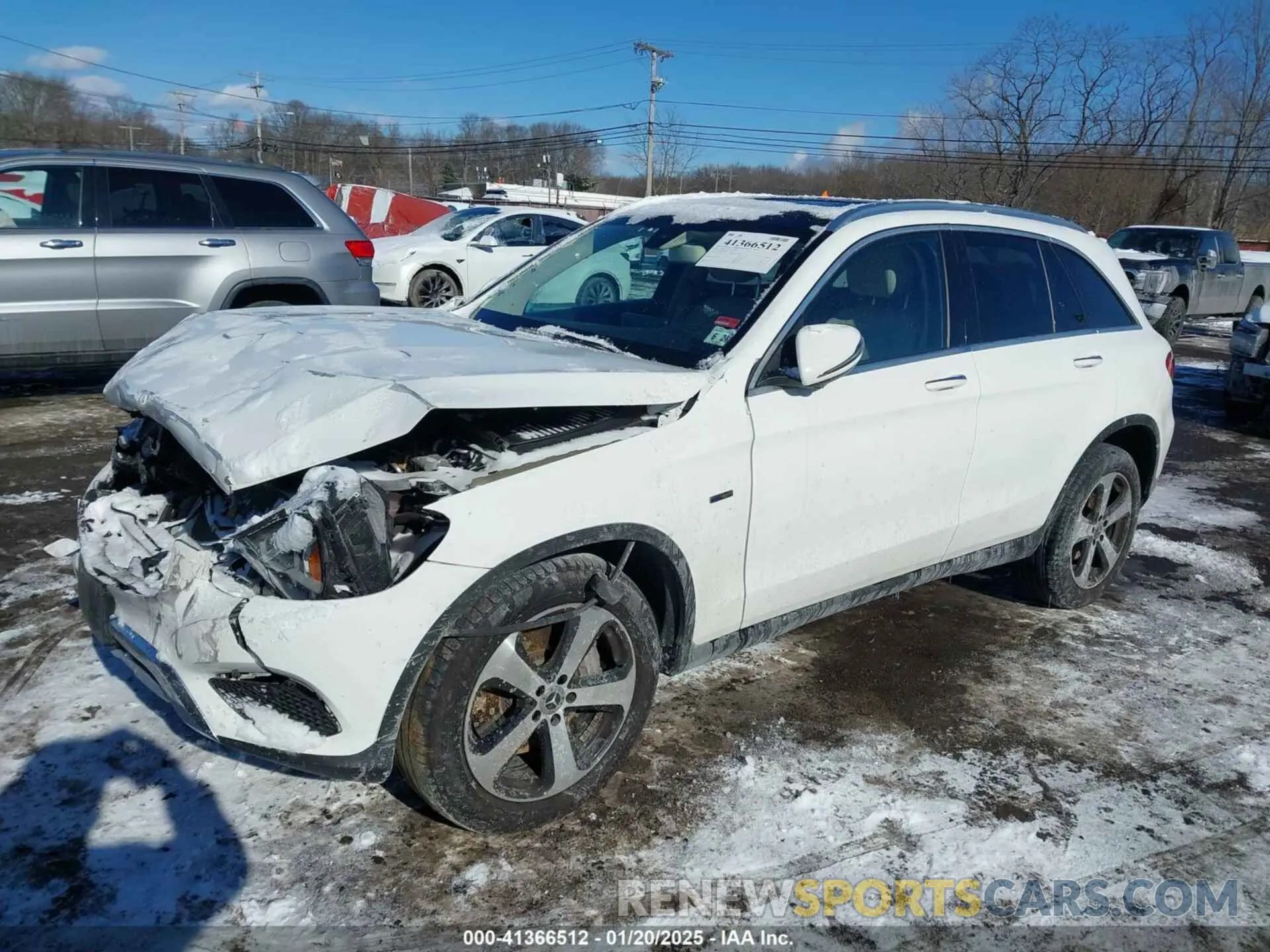 18 Фотография поврежденного автомобиля WDC0G5EBXKF613370 MERCEDES-BENZ GLC 350E 2019
