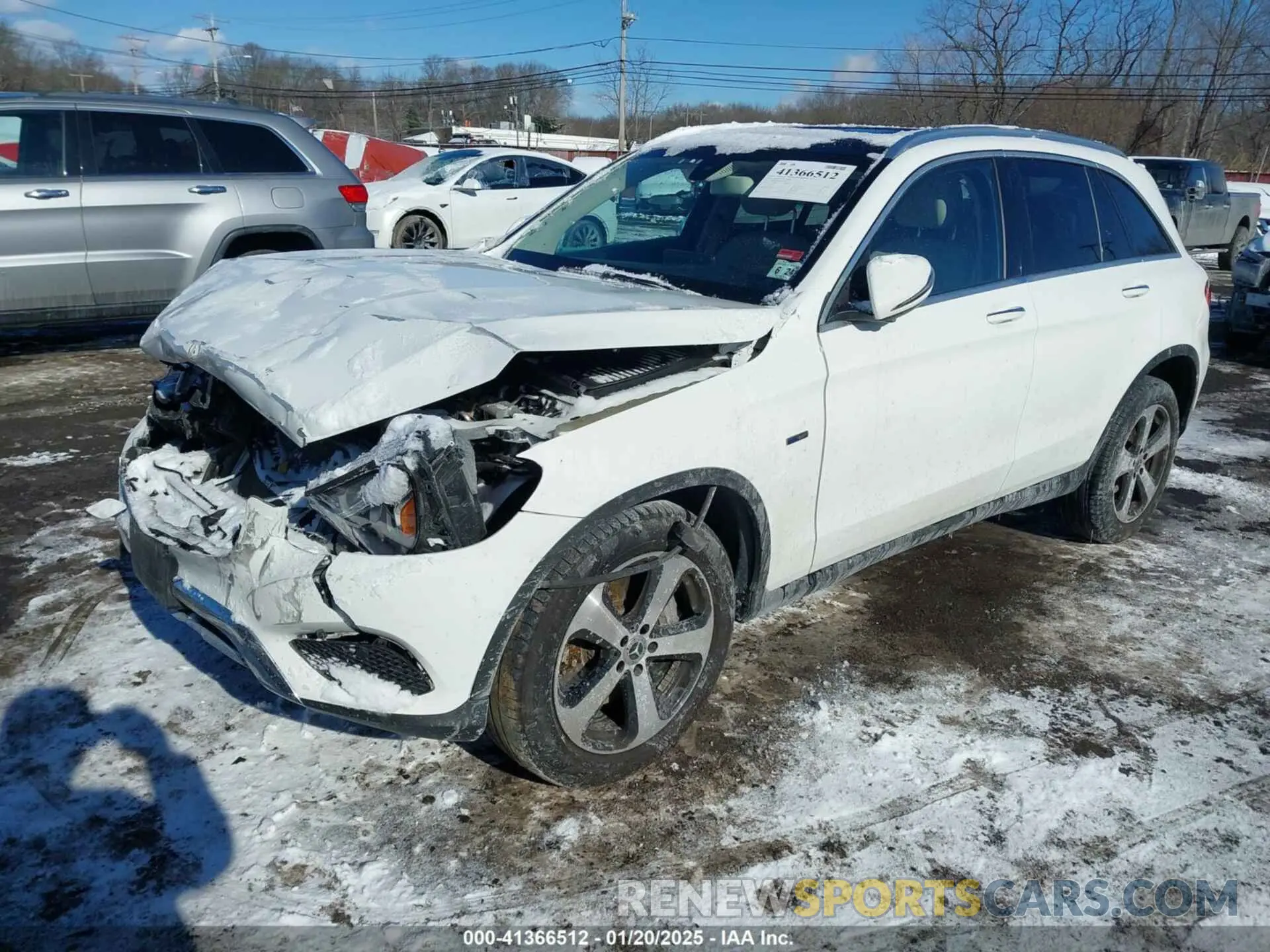2 Фотография поврежденного автомобиля WDC0G5EBXKF613370 MERCEDES-BENZ GLC 350E 2019
