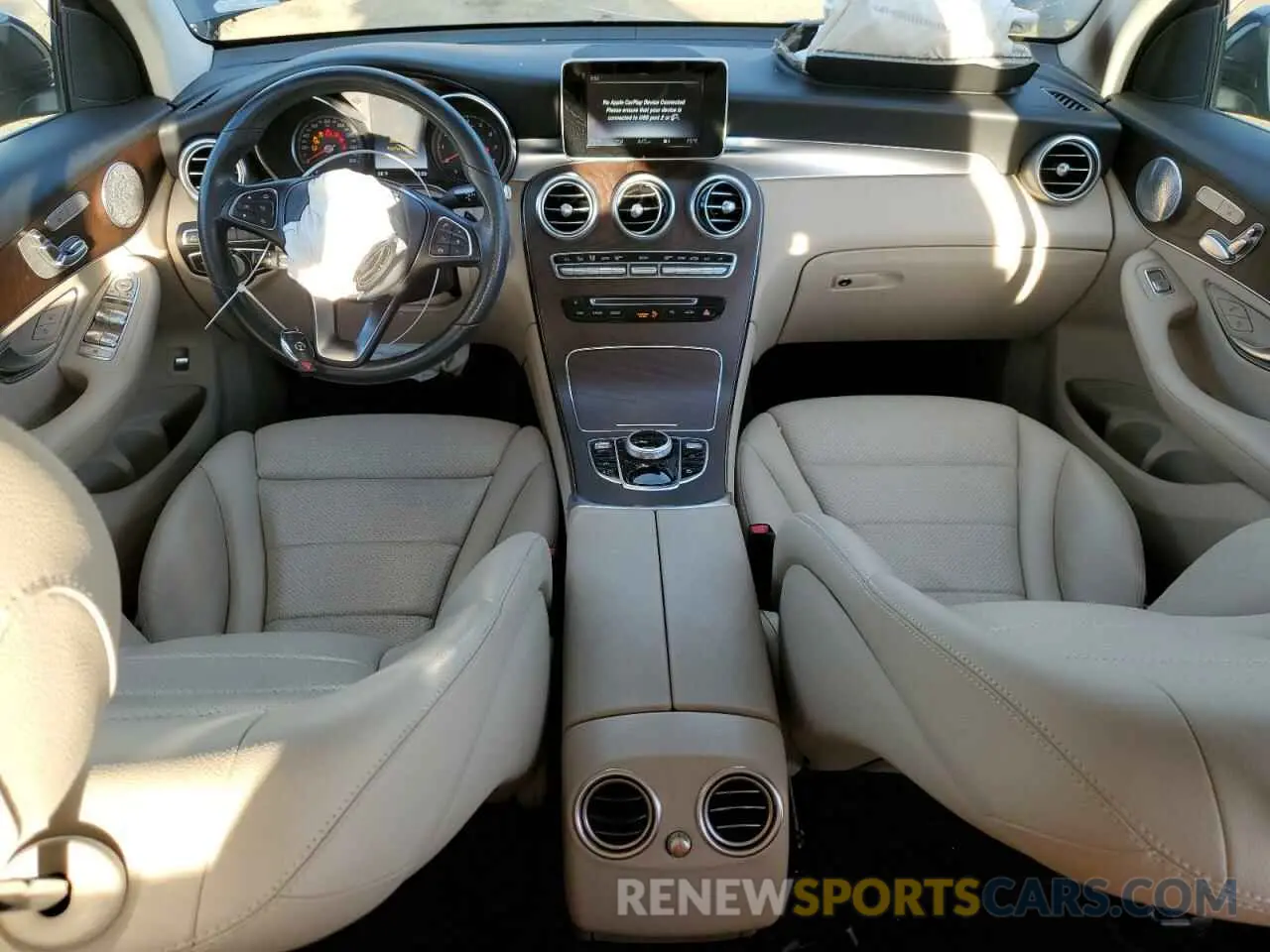 8 Фотография поврежденного автомобиля WDC0G4JB0KF599477 MERCEDES-BENZ GLC-CLASS 2019