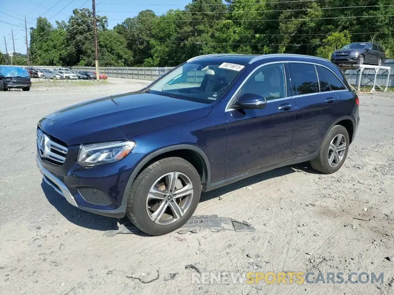 1 Photograph of a damaged car WDC0G4JB1K1002639 MERCEDES-BENZ GLC-CLASS 2019