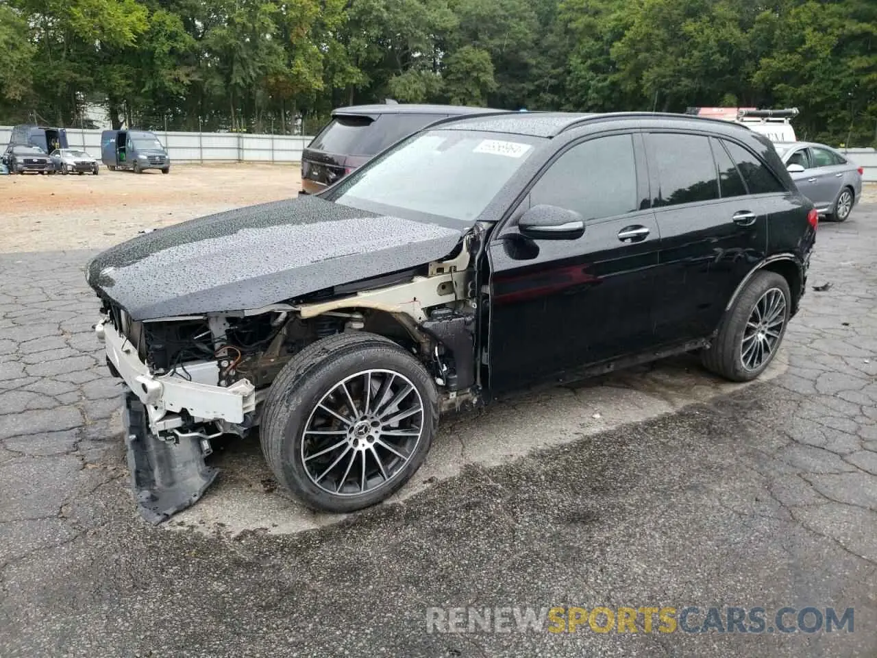 1 Photograph of a damaged car WDC0G4JB1KV189440 MERCEDES-BENZ GLC-CLASS 2019